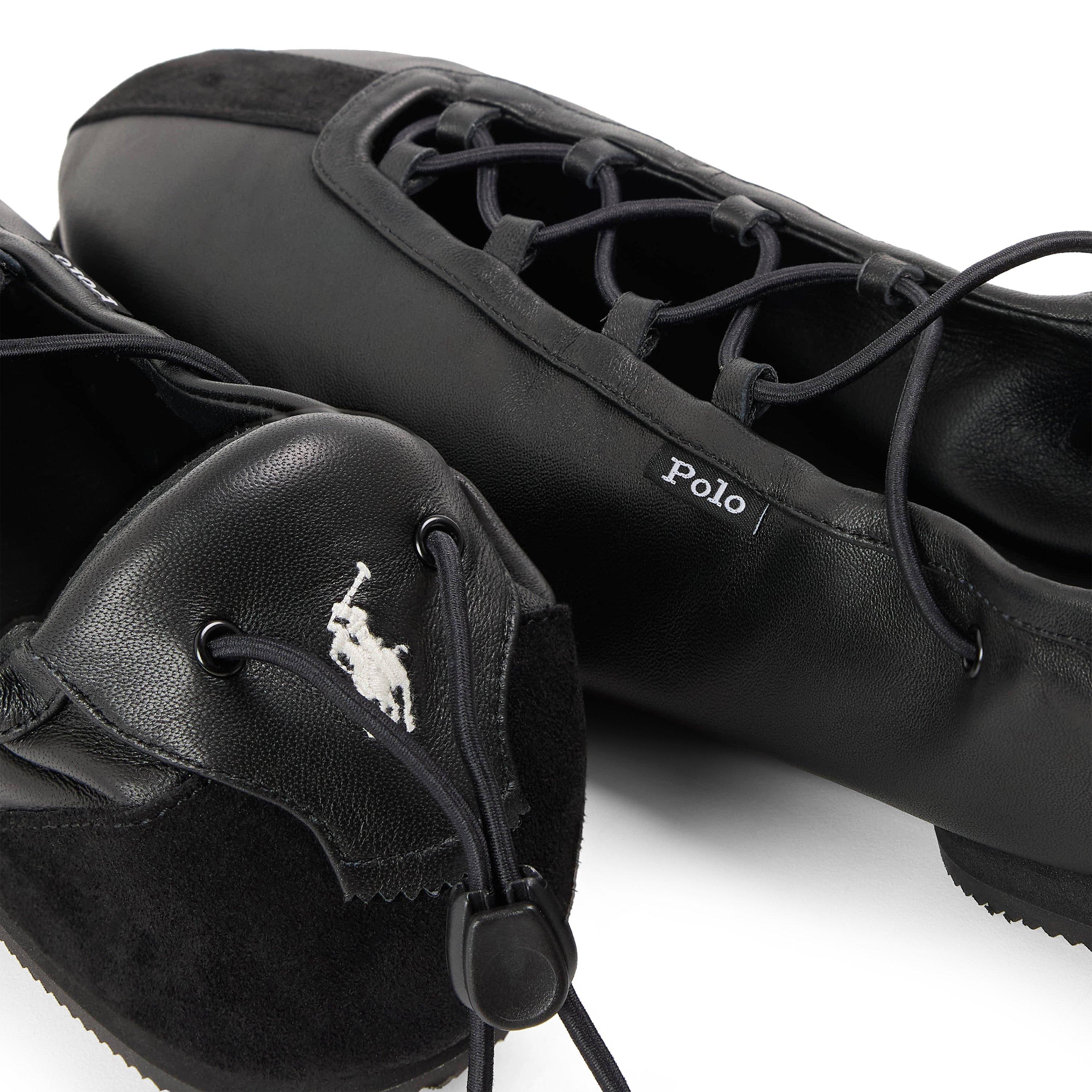 Black/Black - Polo Ralph Lauren - Womens Ballet Pumps - 3