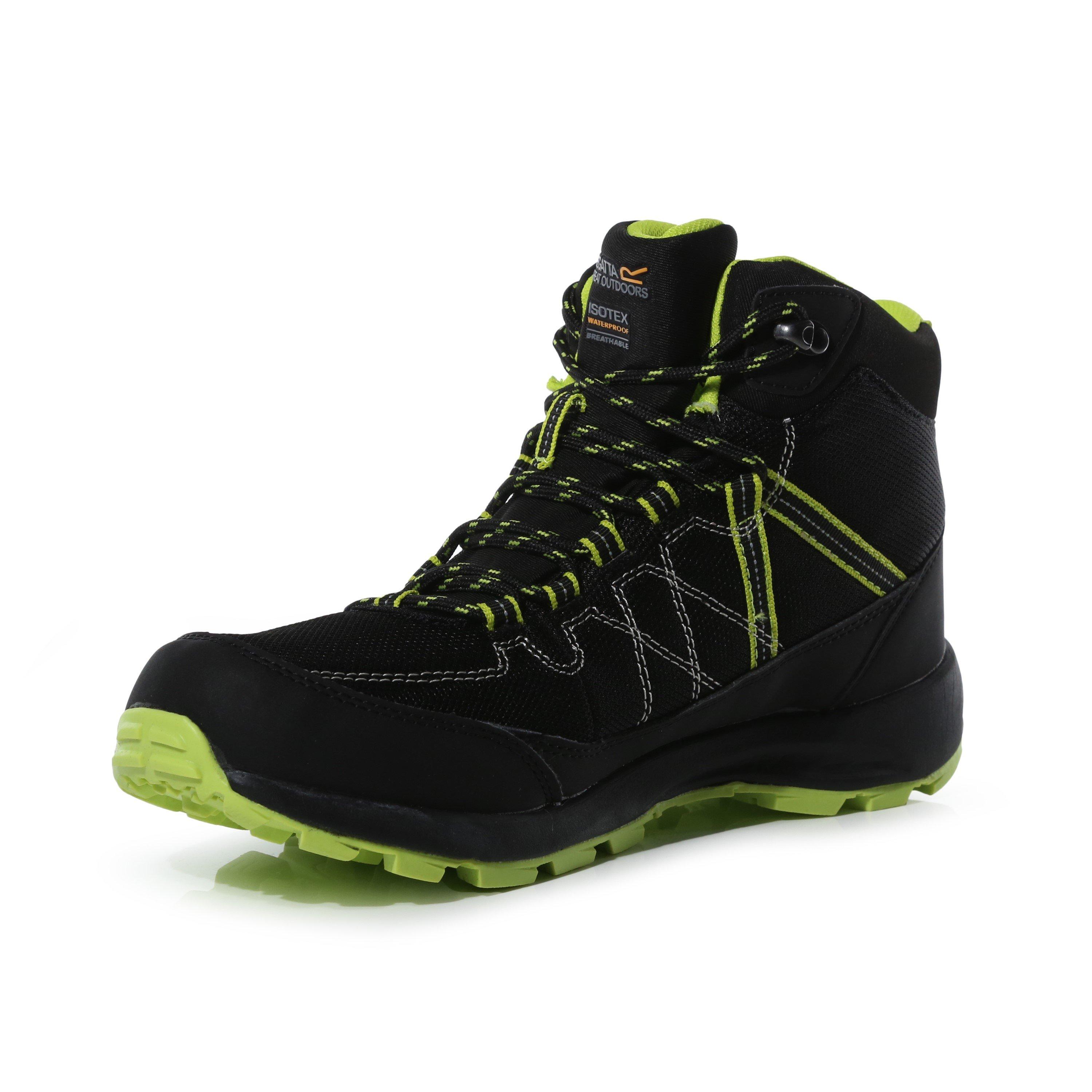Black/LimPun - Regatta - Samaris Lite Waterproof & Breathable Walking Boots - 2