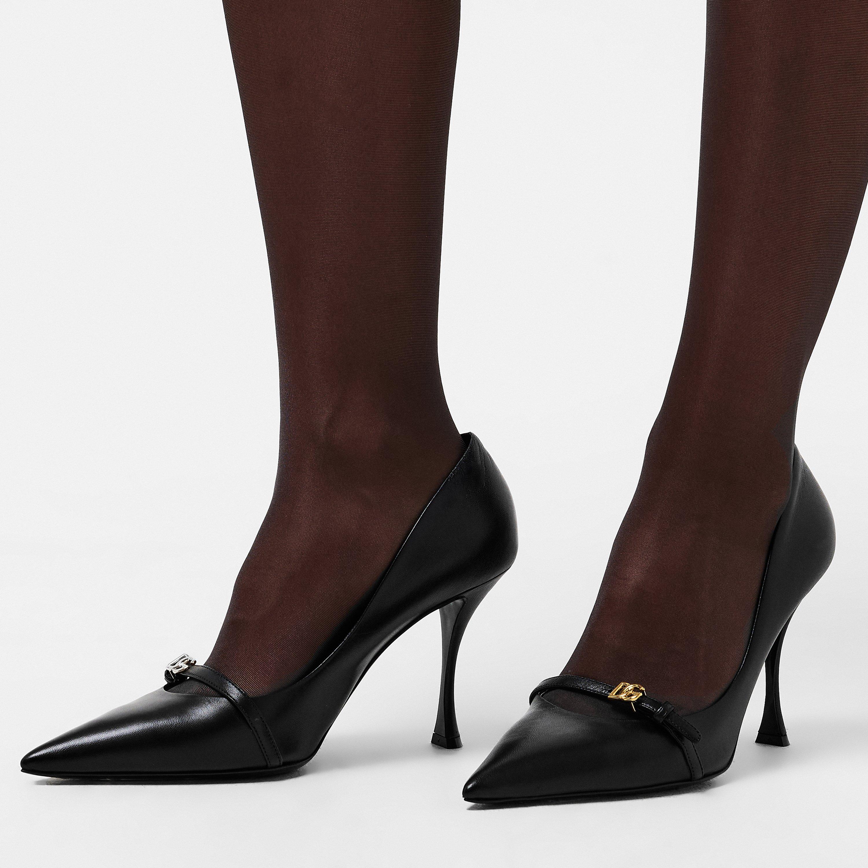 Black - Dolce and Gabbana - Women's Stiletto Court Shoes - 3