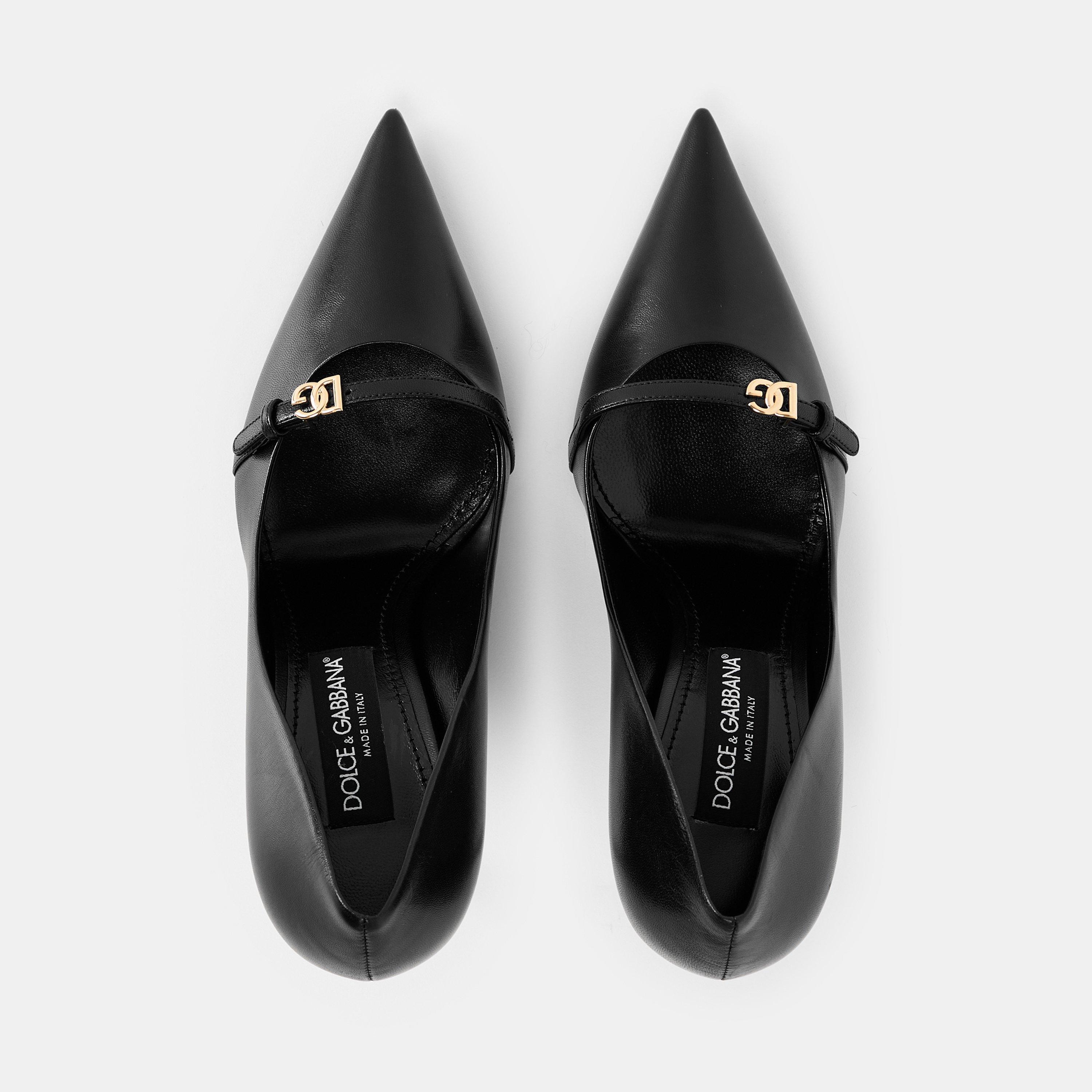 Black - Dolce and Gabbana - Women's Stiletto Court Shoes - 5