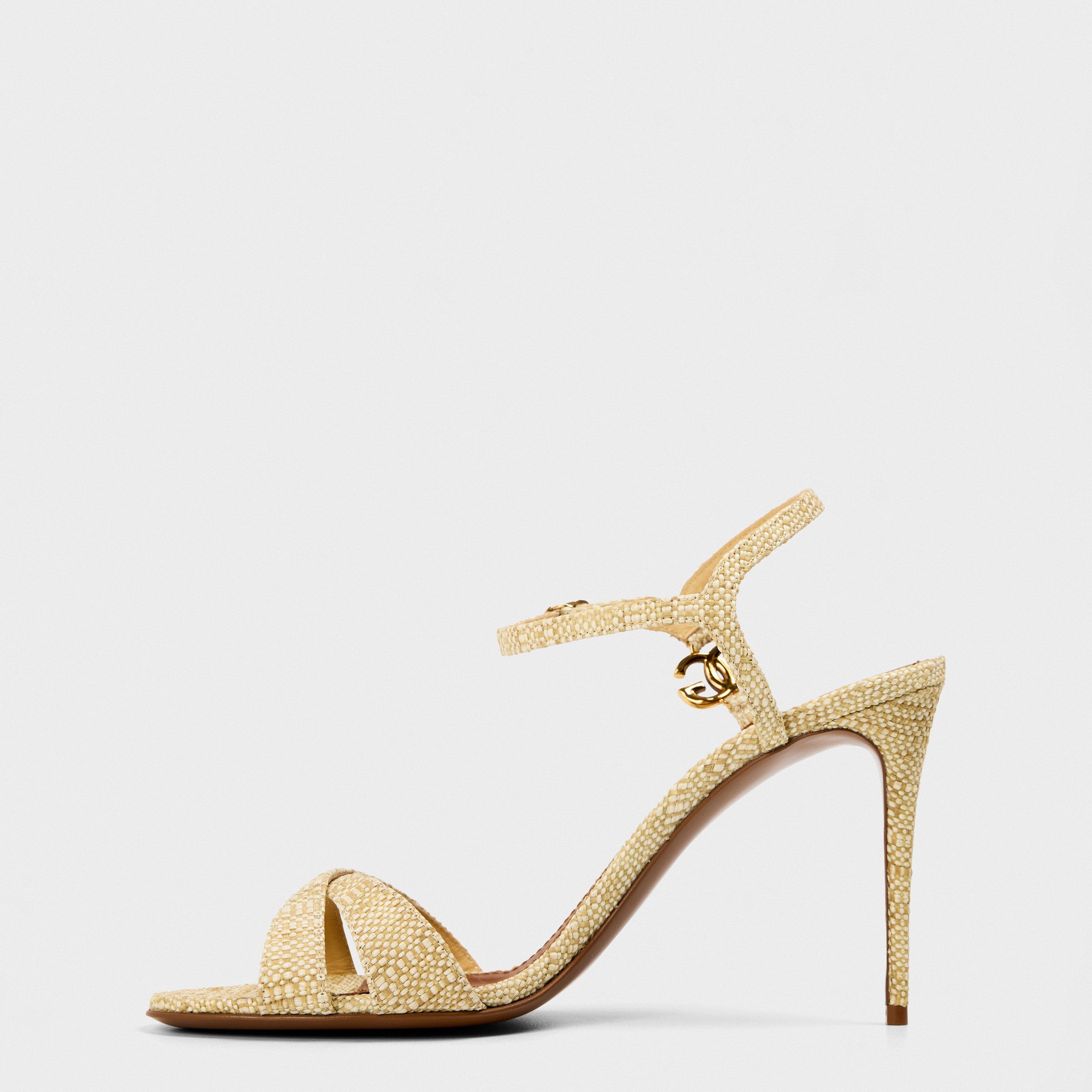 Rafia - Dolce and Gabbana - Women's Designer Italian Heeled Sandals - 2