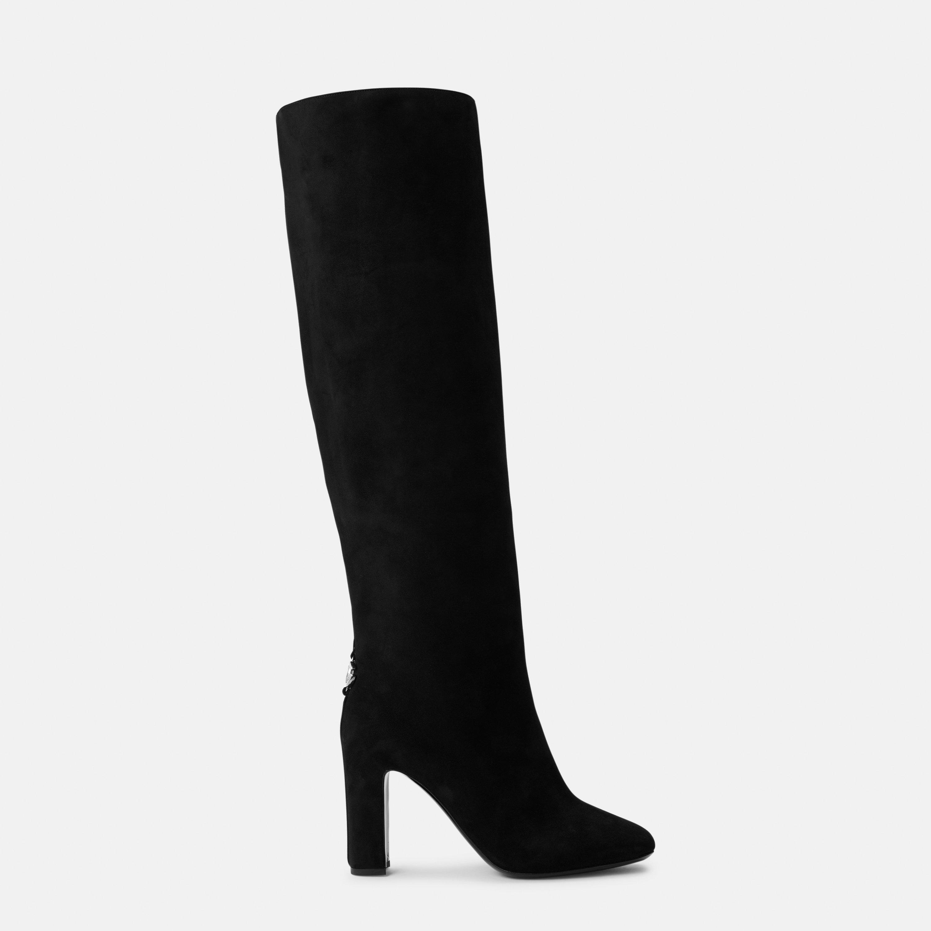 Dolce and Gabbana Women's Over the Knee Boots - Black - Size 5 (38)