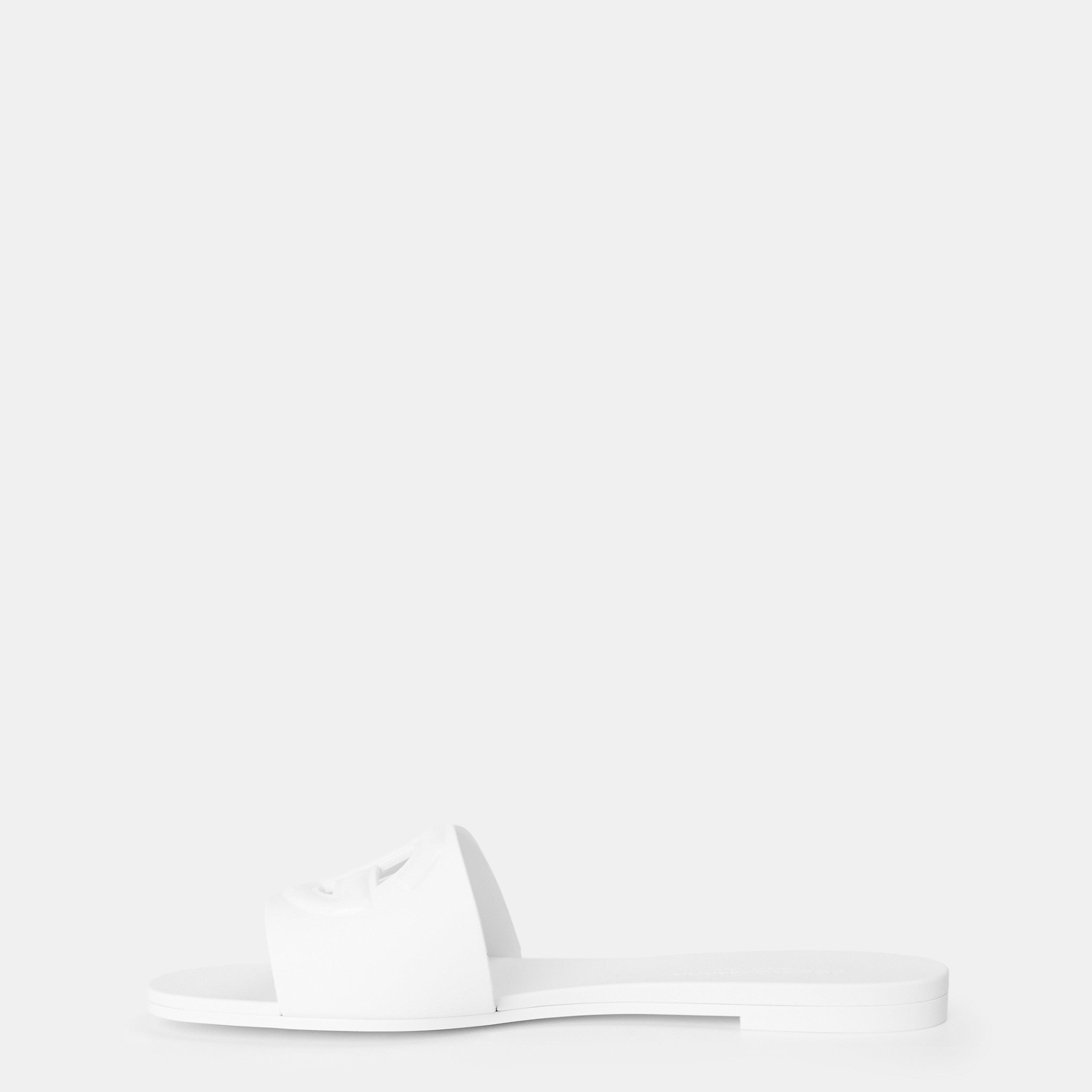 White - Dolce and Gabbana - Slide Sandals - 2