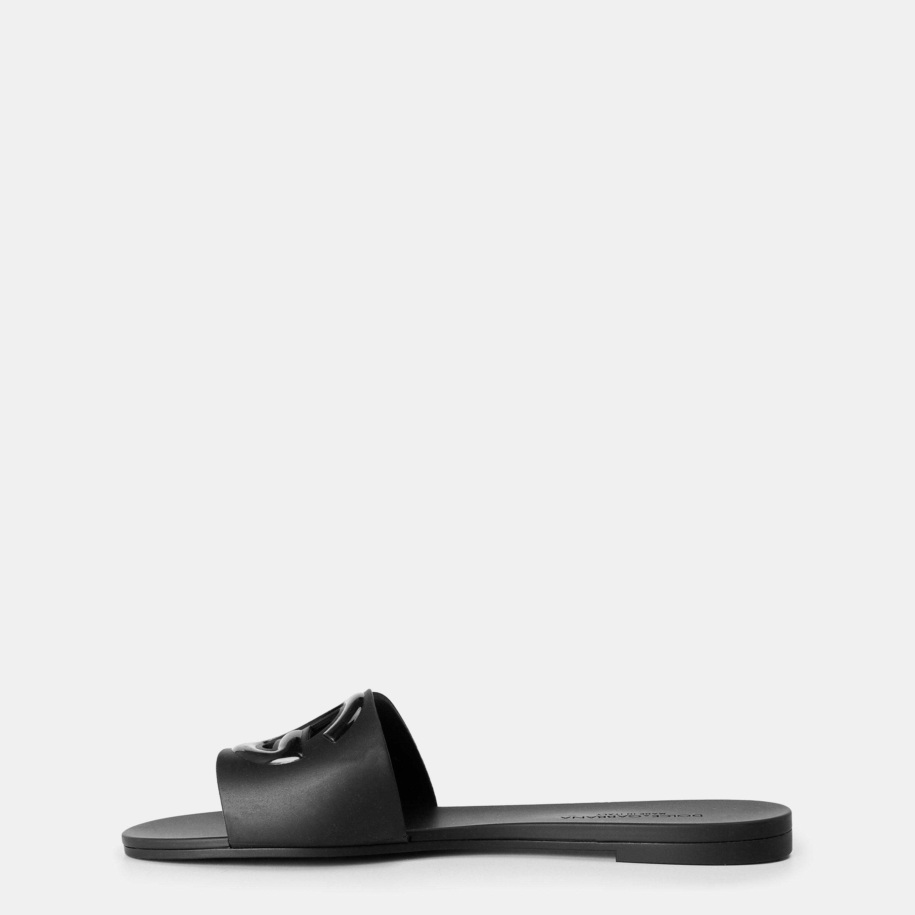 Black - Dolce and Gabbana - Slide Sandals - 2