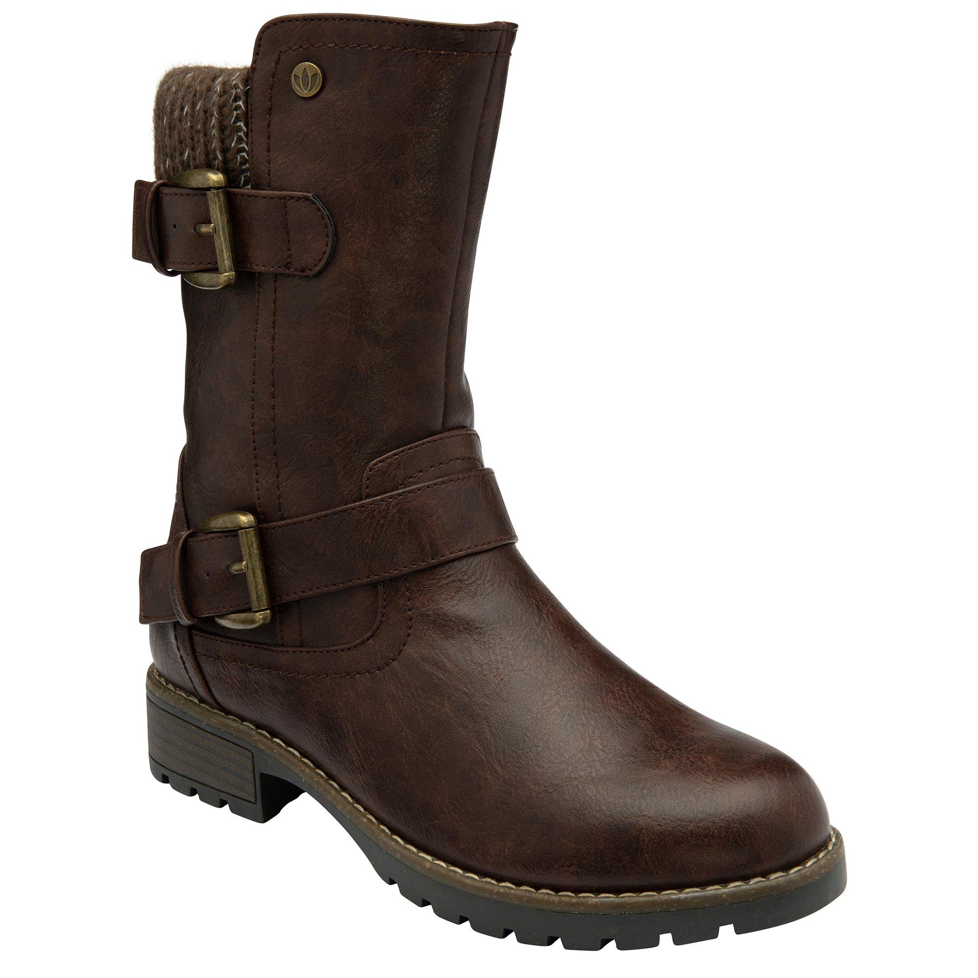 Lotus Shoes Women's Jemima Mid-Calf Boots - Brown - 8 (41)