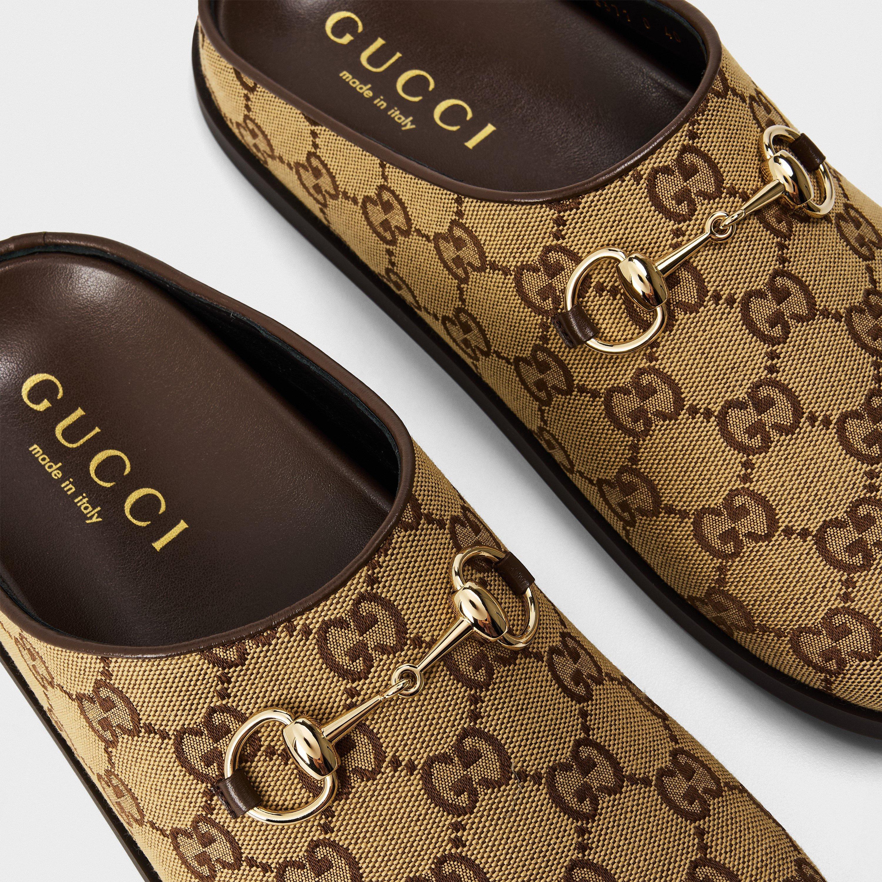 Camel Ebony - Gucci - Women's Flat Mules - 4