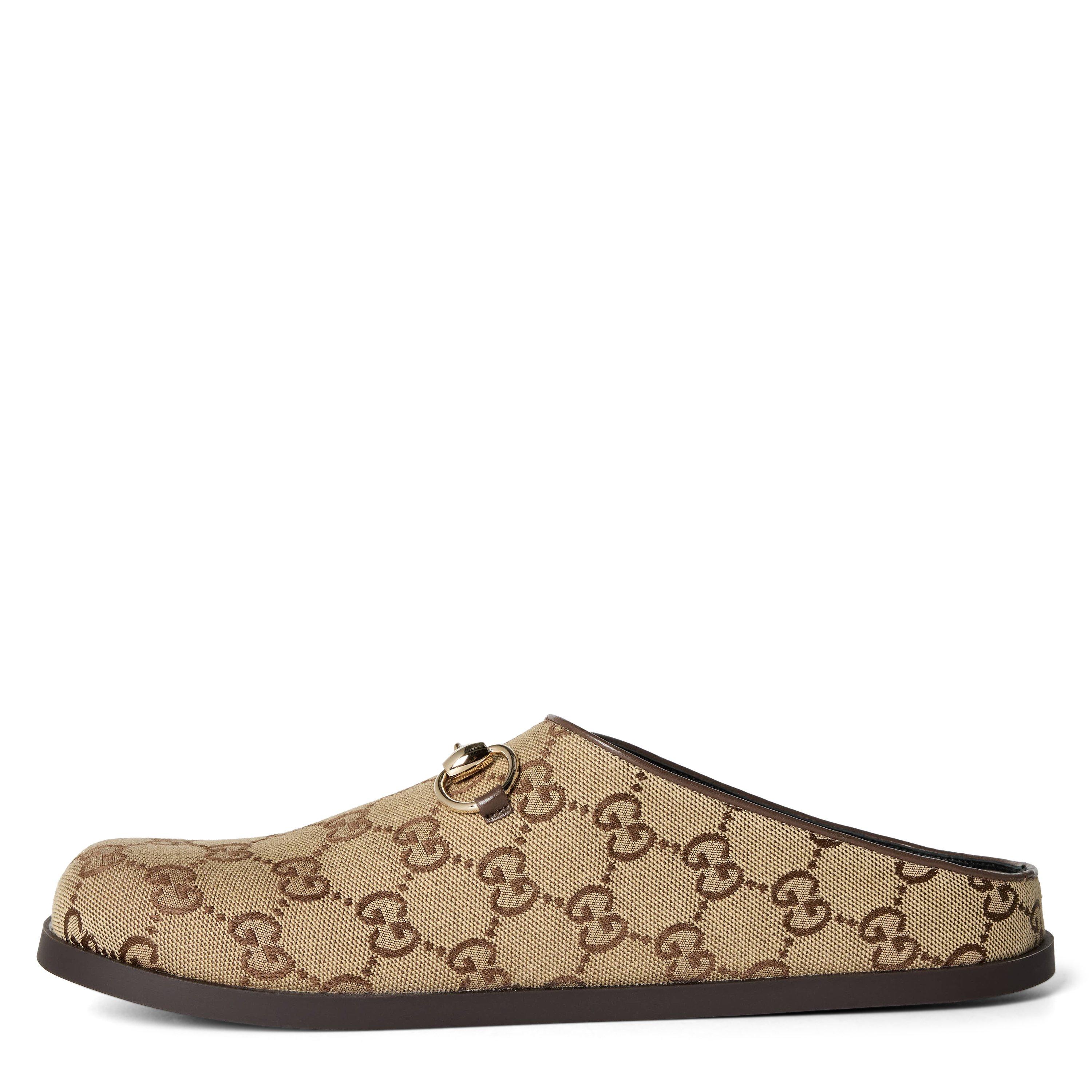 Camel Eboly - Gucci - Women's Horsebit Padded Flat Mules - 2