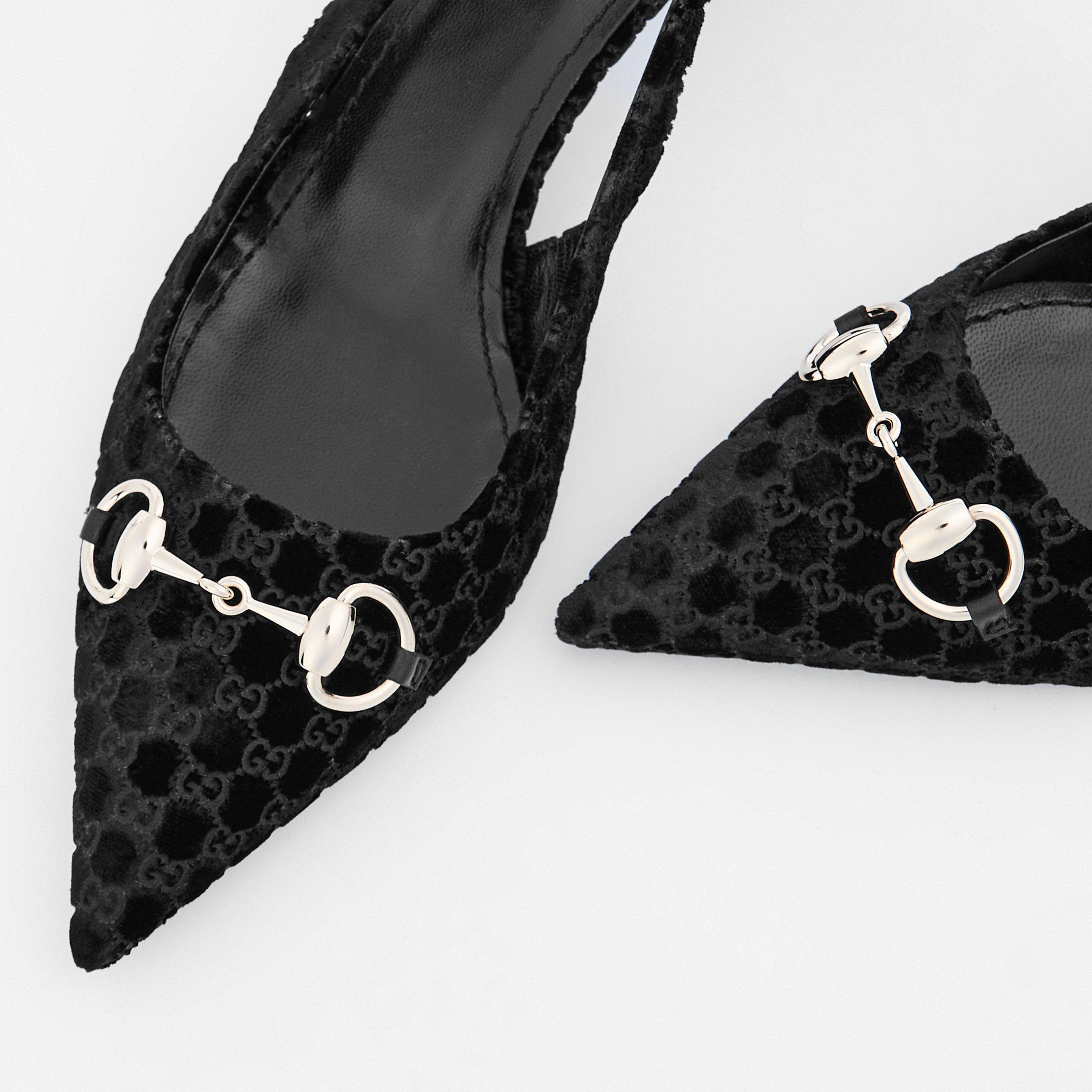Black - Gucci - Women's Erin Pump Slingbacks - 4