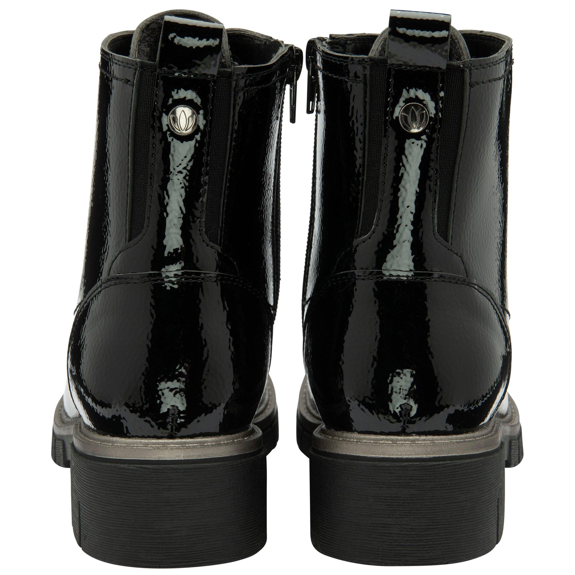 Black Patent - Lotus Shoes - Lotus Jojo Patent Ankle Boots - 2