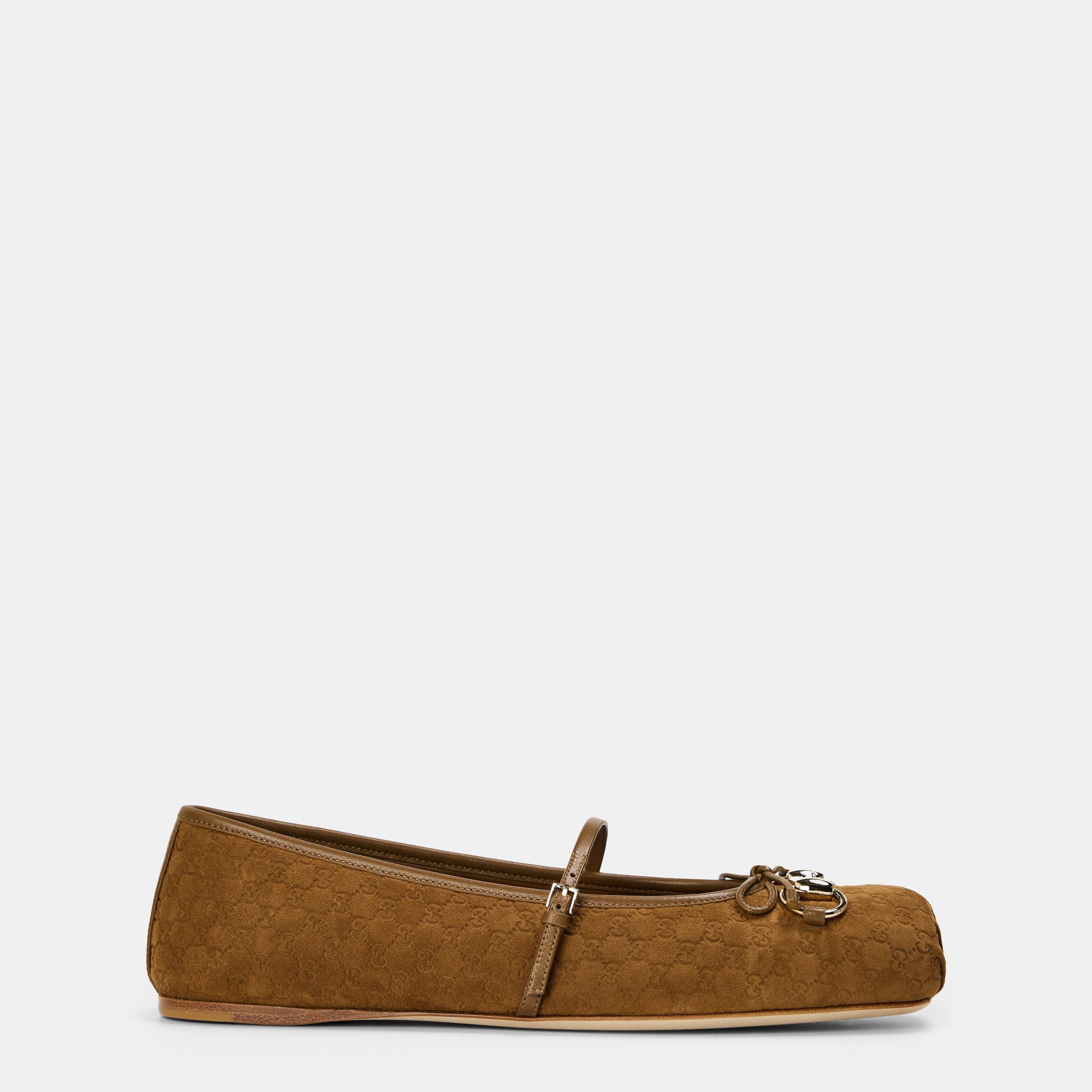 Gucci Horsebit Ballet Flats - Cuoio Dafne - Size 3 (36)