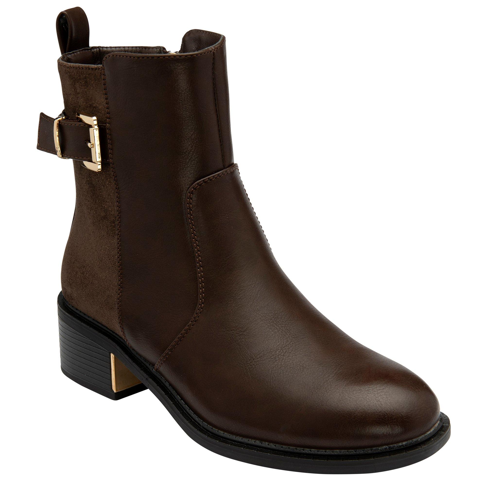 Brown - Lotus Shoes - Alannah Brown Ankle Boots - 1