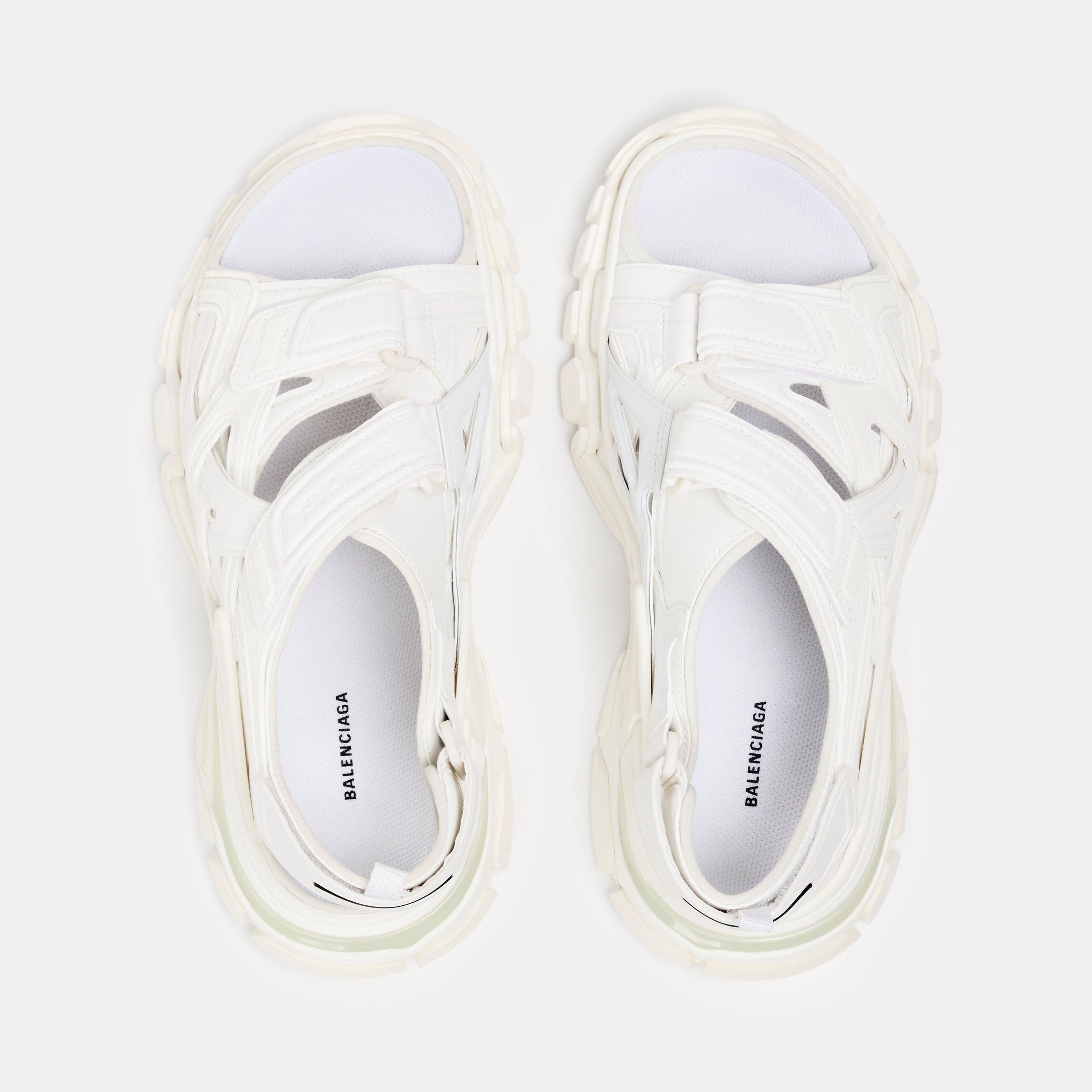 White - Balenciaga - Track Sandals - 5
