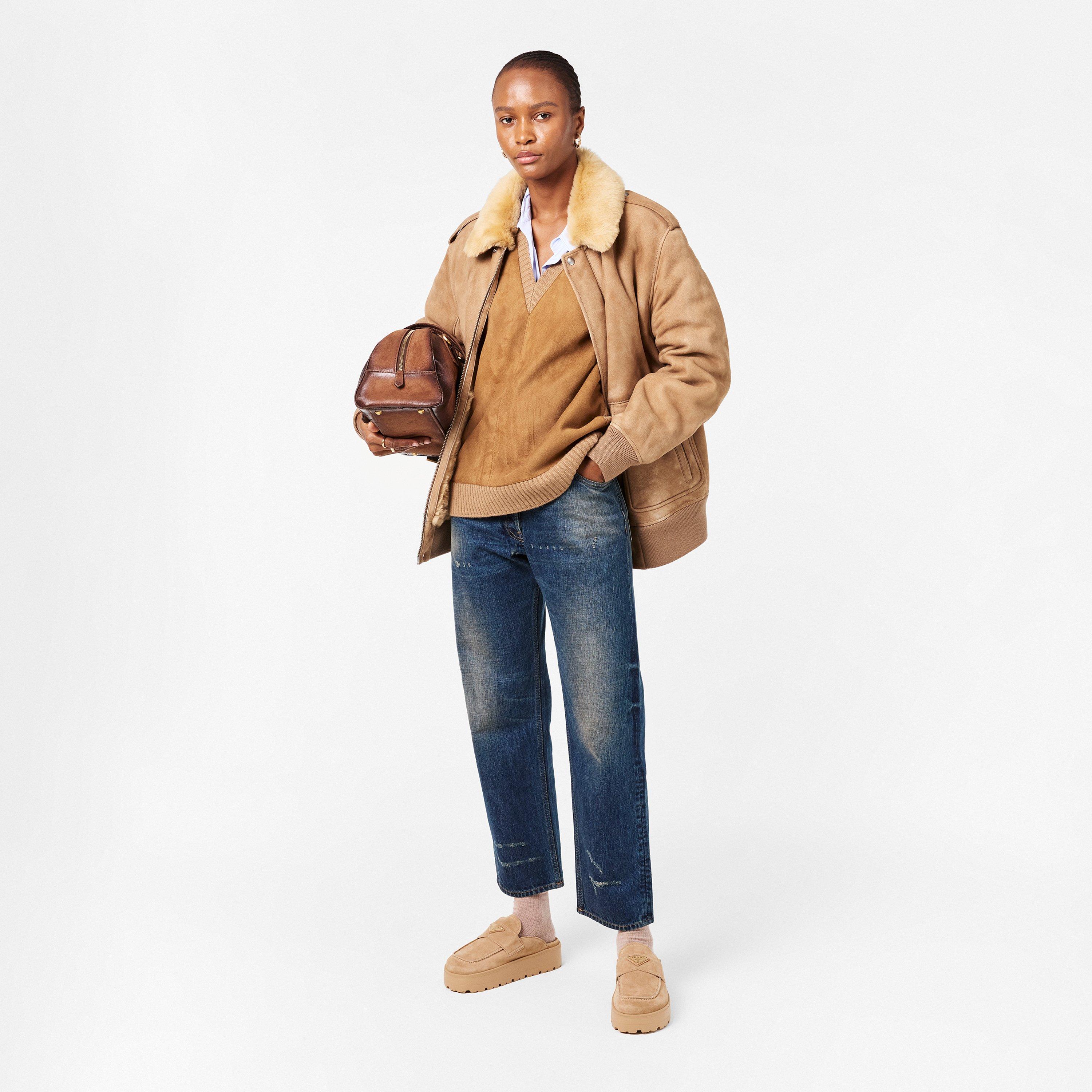 Ecru - Prada - Prada Flatform Mule Ld62 - 6