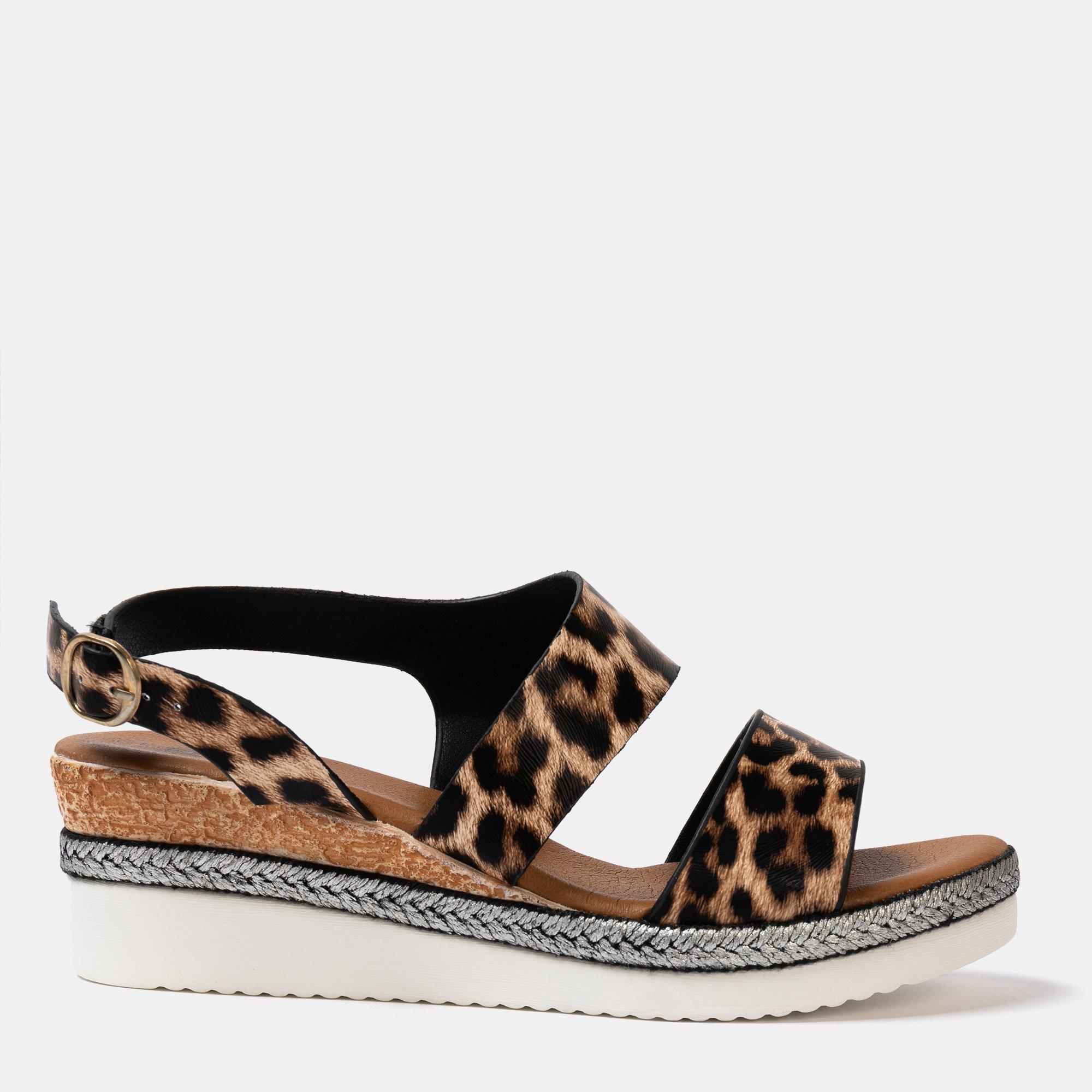 Firetrap Ella Ladies Back-Strap Wedge Sandals | USC