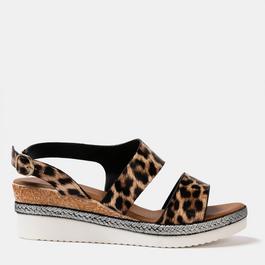 Firetrap Ella Ladies Back-Strap Wedge Sandals