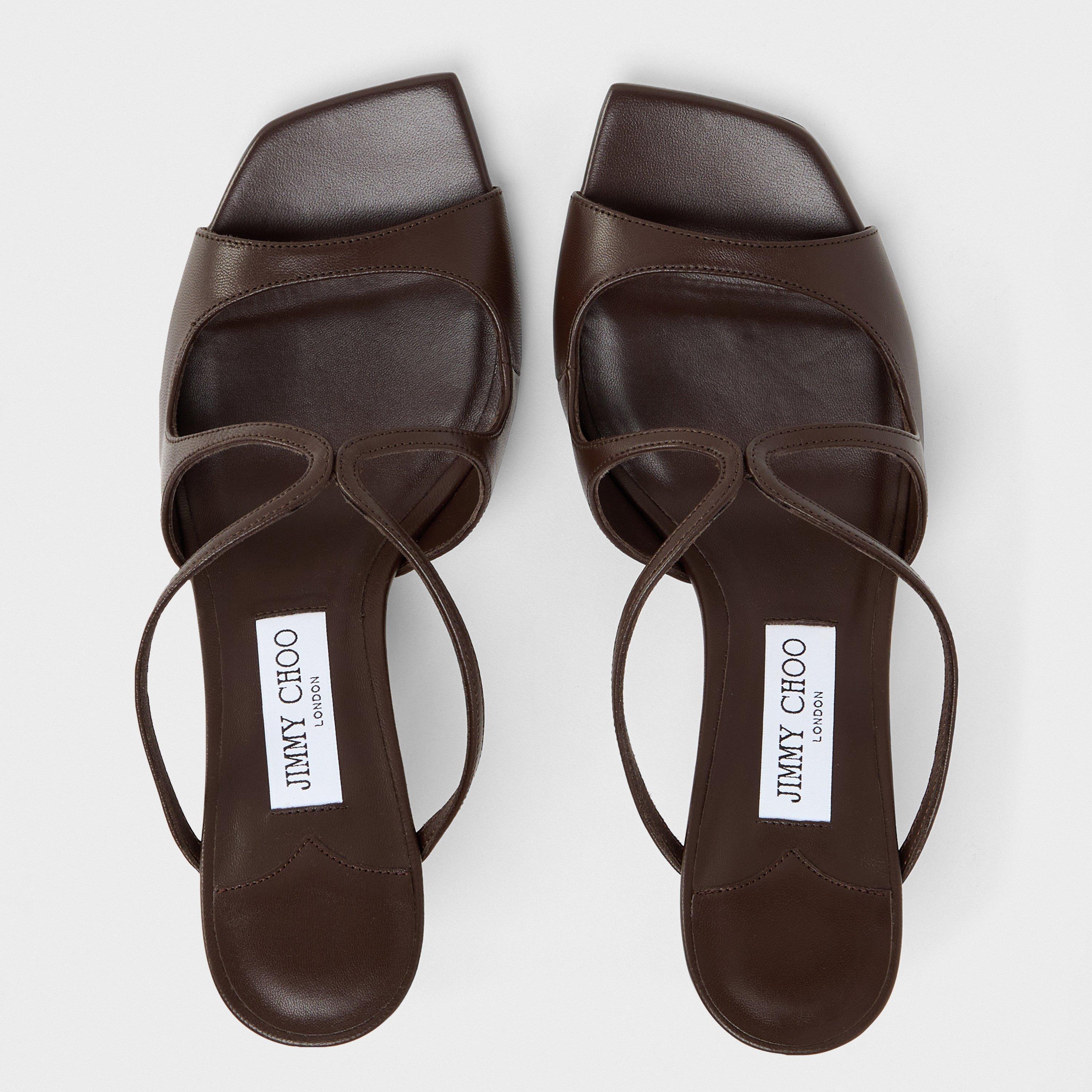 Chocolate - Jimmy Choo - Women's Anise Heeled Sandal - 5