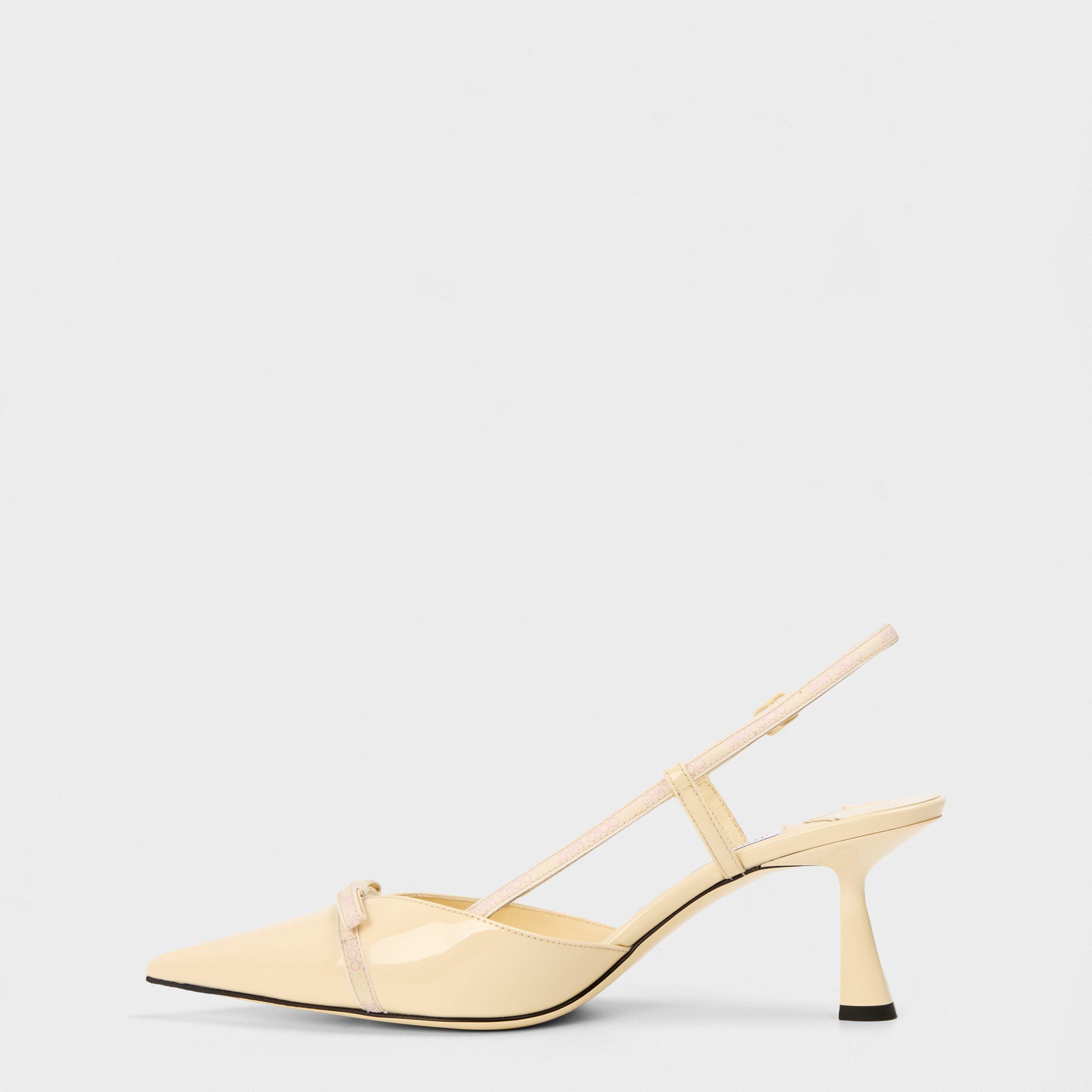 Buttermilk - Jimmy Choo - Women's Camila 65mm Pointed Toe Slingbacks - 2