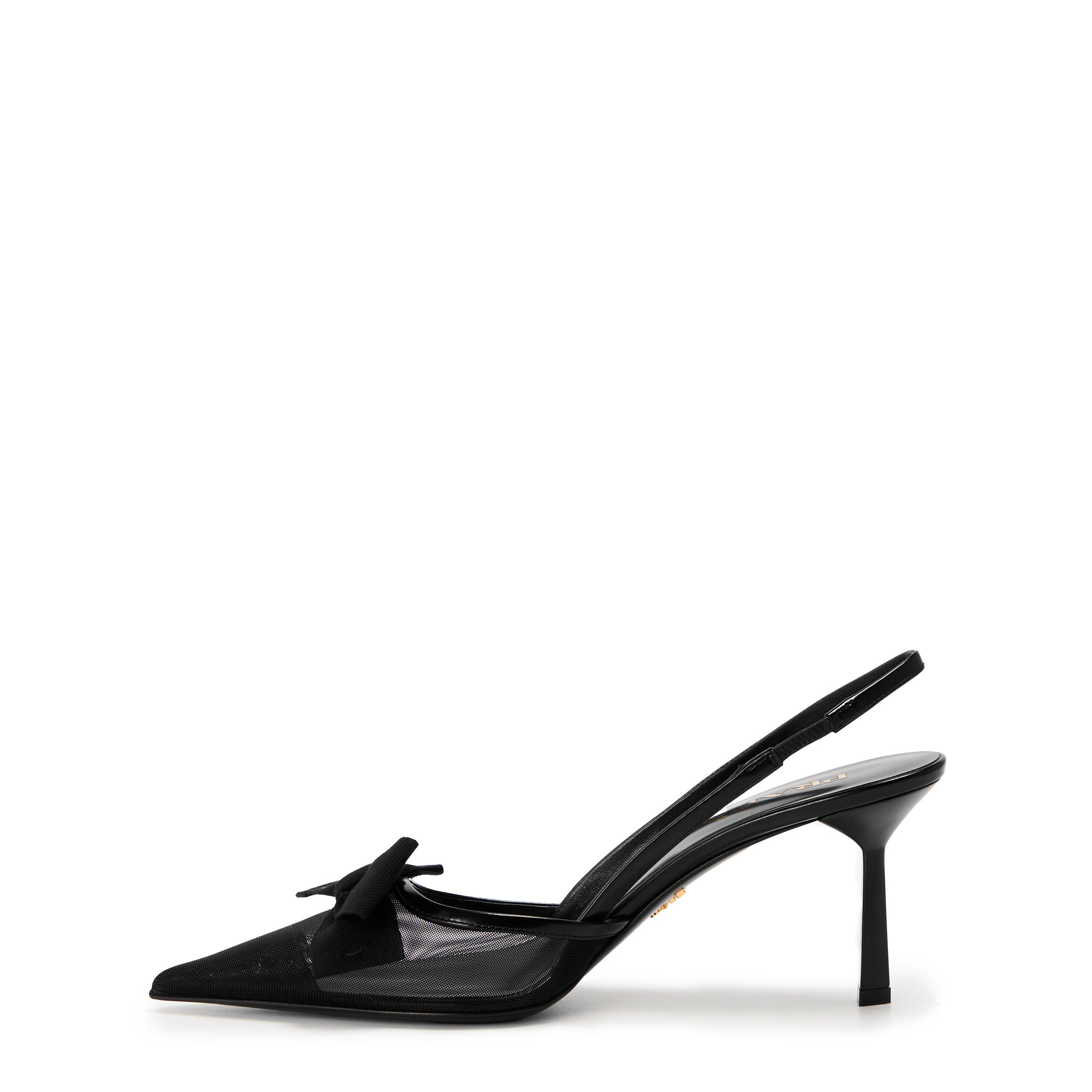 Nero - Prada - Prada Bow Slingback Ld62 - 2