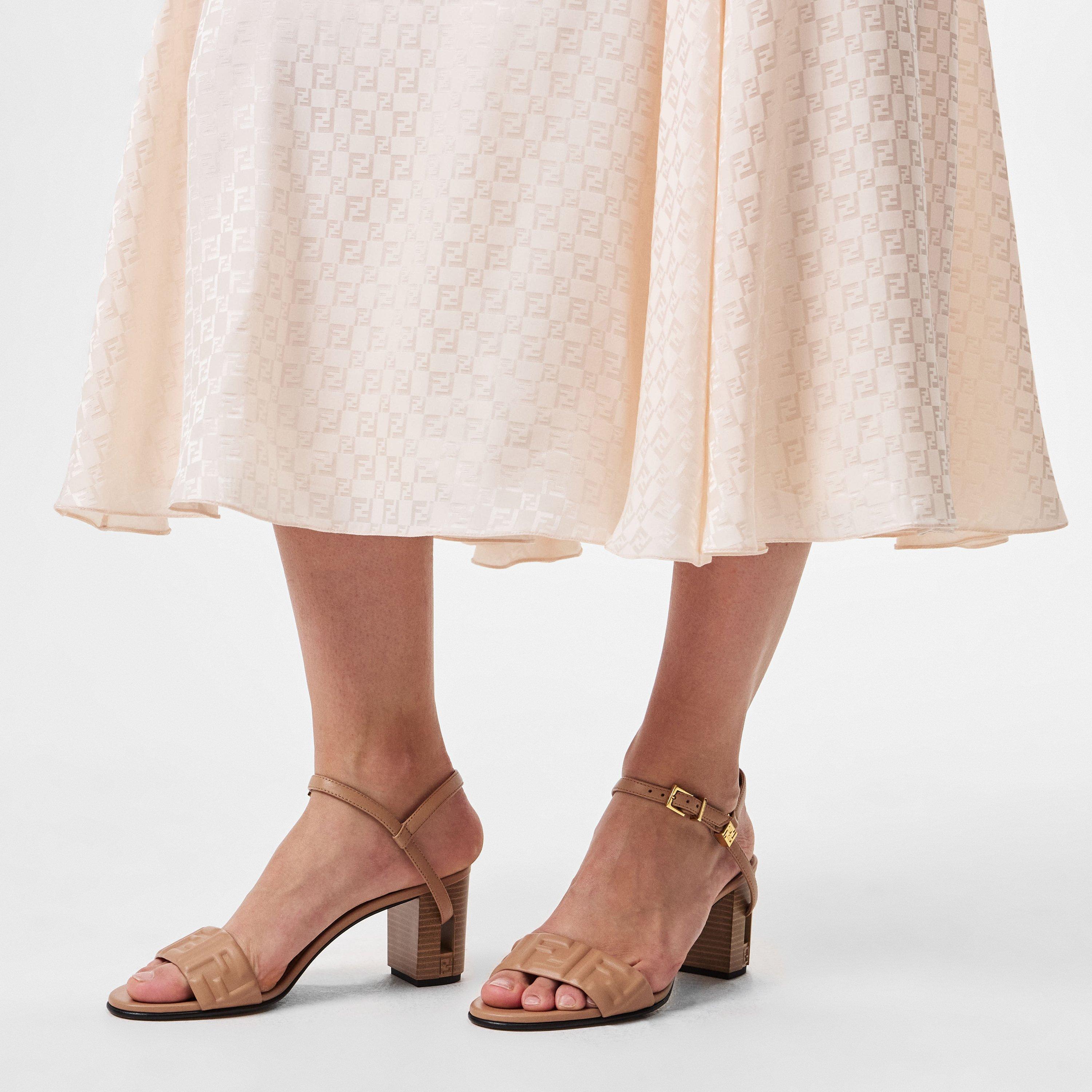 Dark Honey - Fendi - 65mm Delfina Sandals - 3