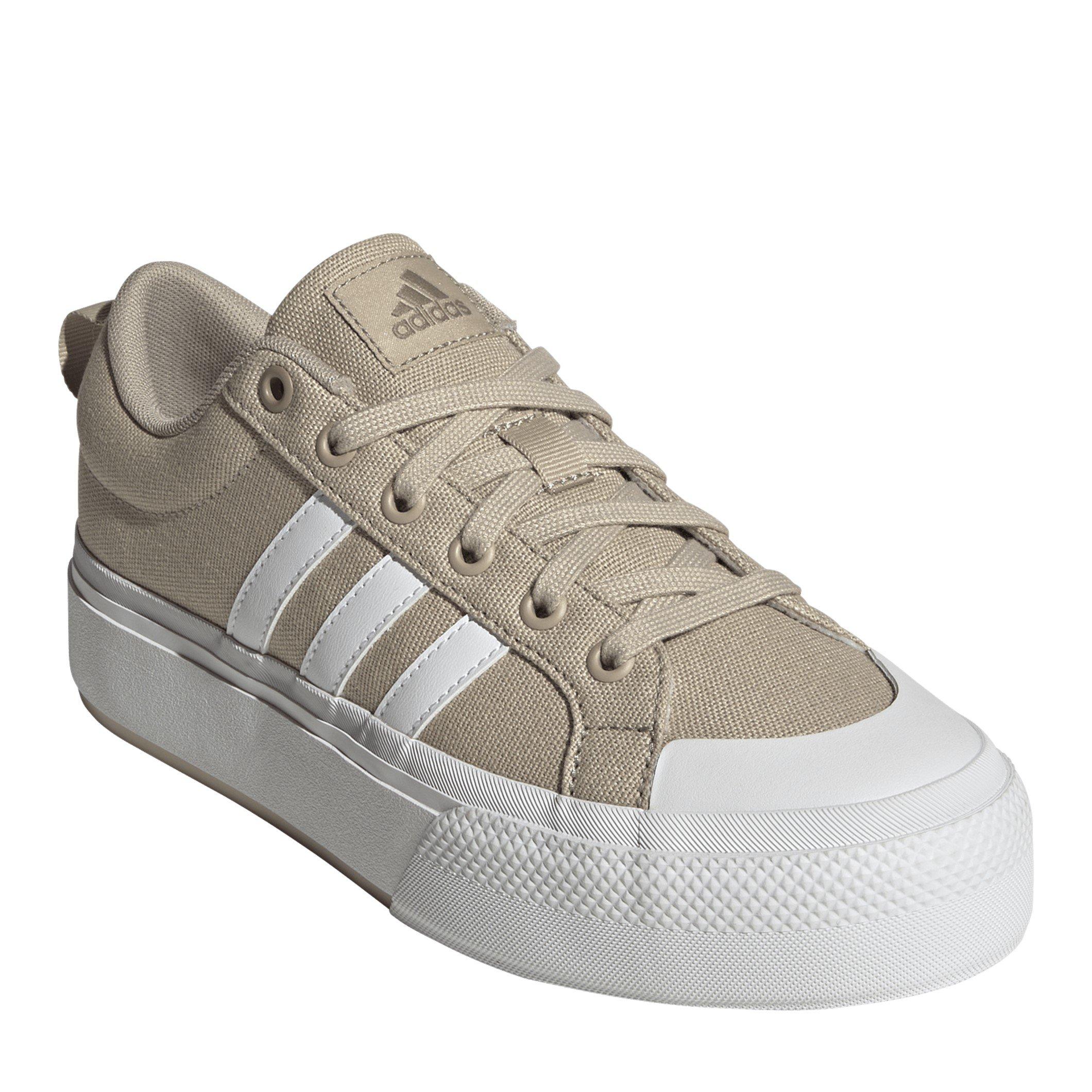 Brown/White/Met - adidas - Bravada 2.0 Platform Shoes Womens - 3
