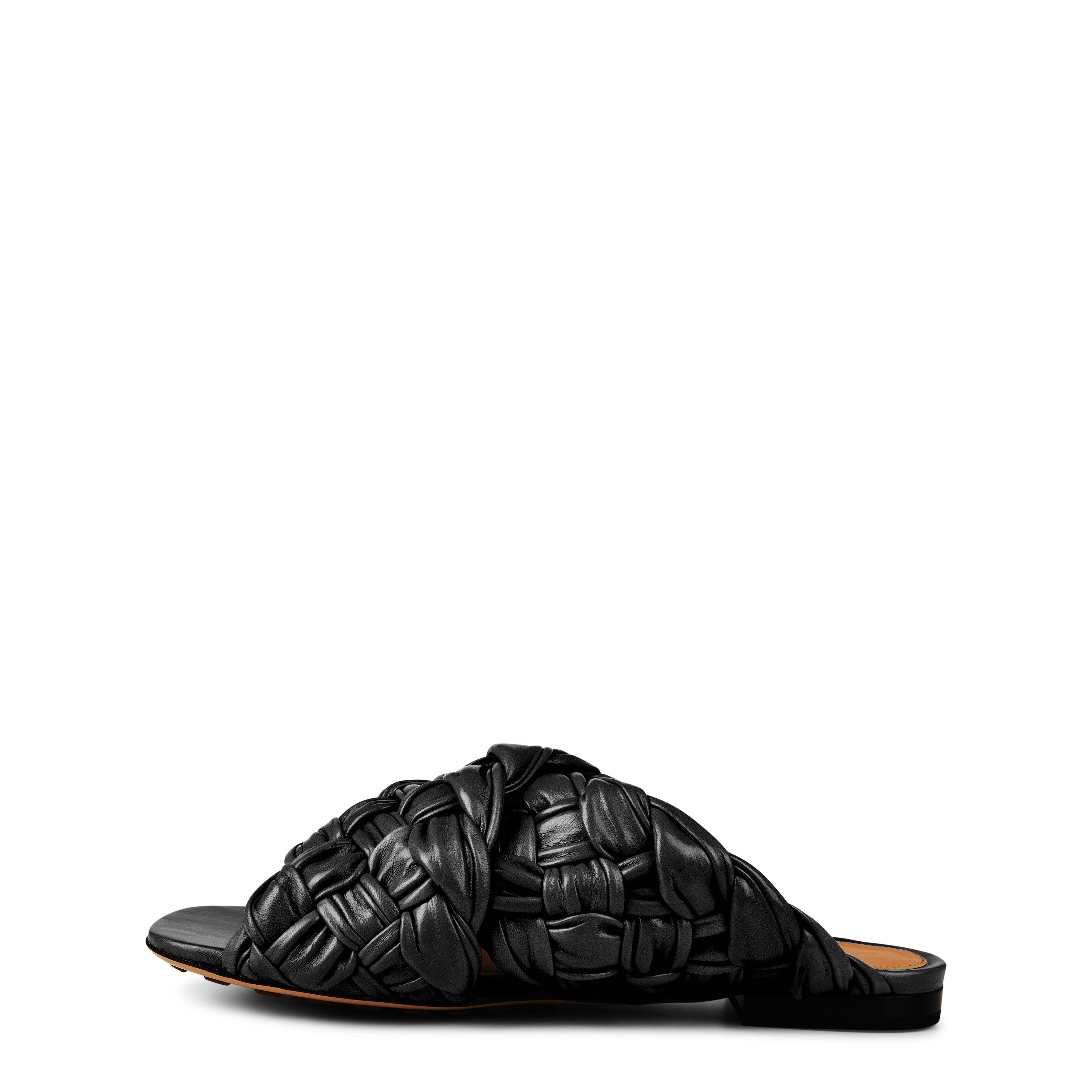 Black - Bottega Veneta - Women's Sleek Flat Mules - 2