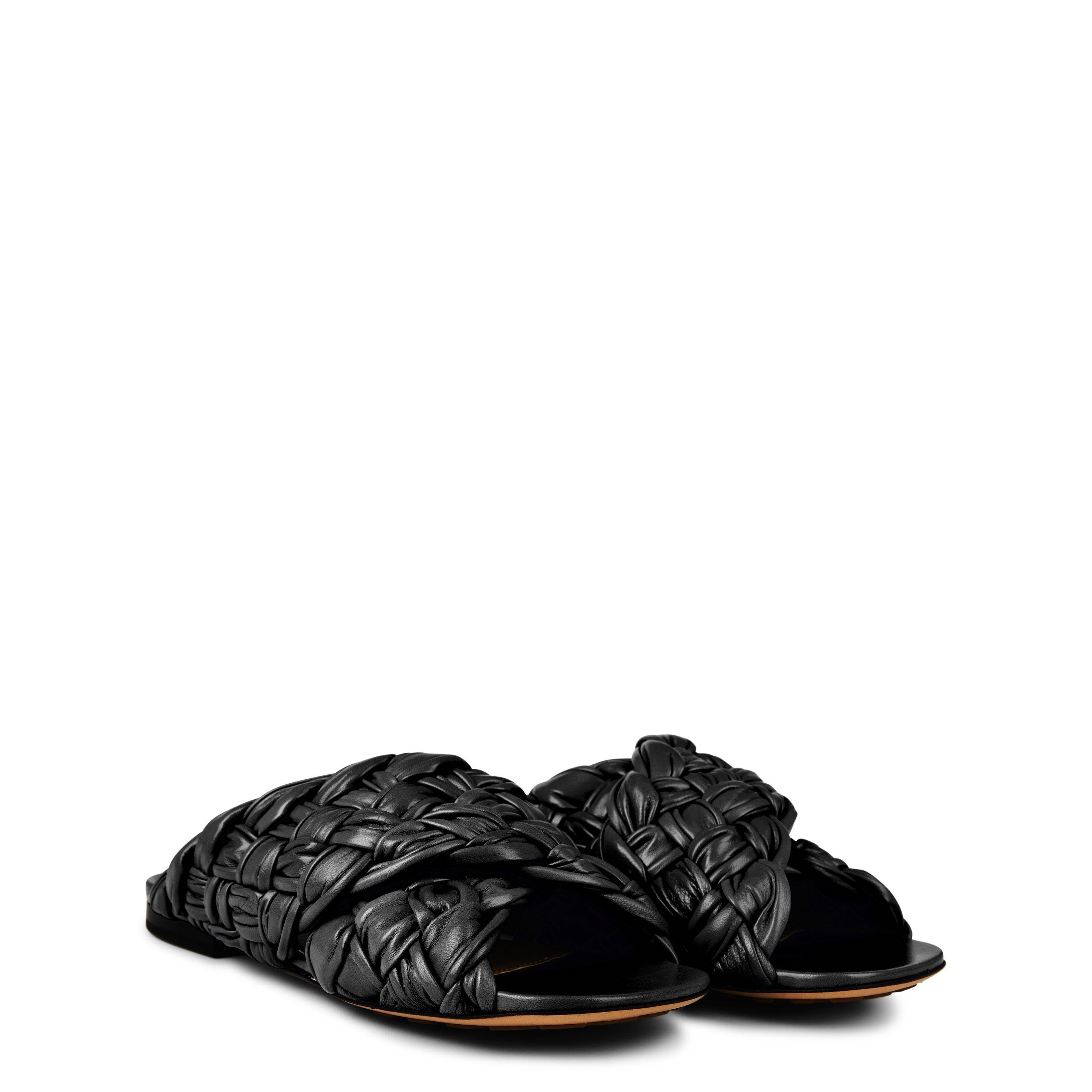 Black - Bottega Veneta - Women's Sleek Flat Mules - 3