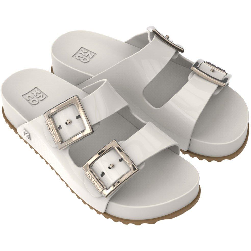 Zaxy Women's Flat Sandals - White - 5 (38)