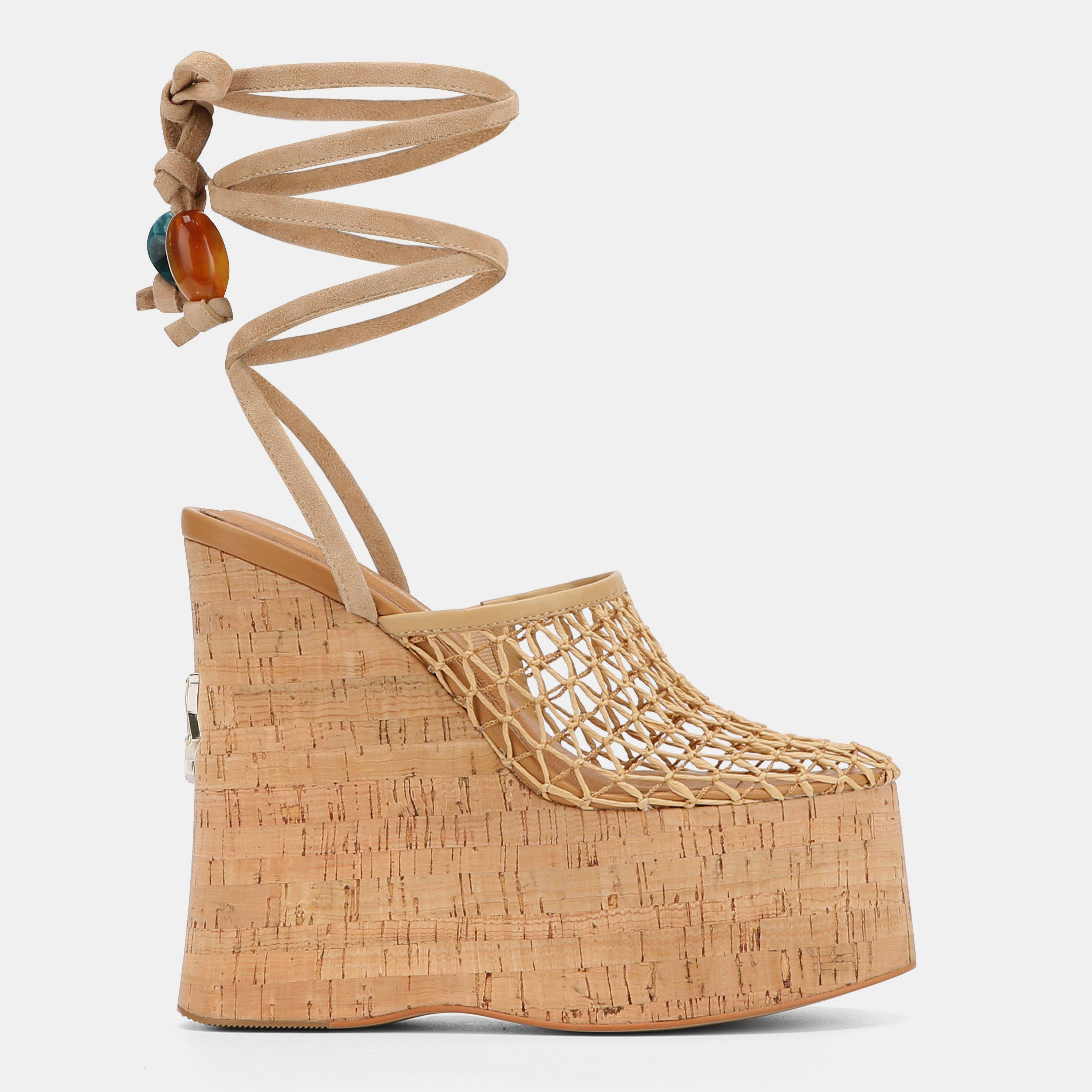 Camel - Naked Wolfe - Wolfe Iris Wedges Ld62 - 1