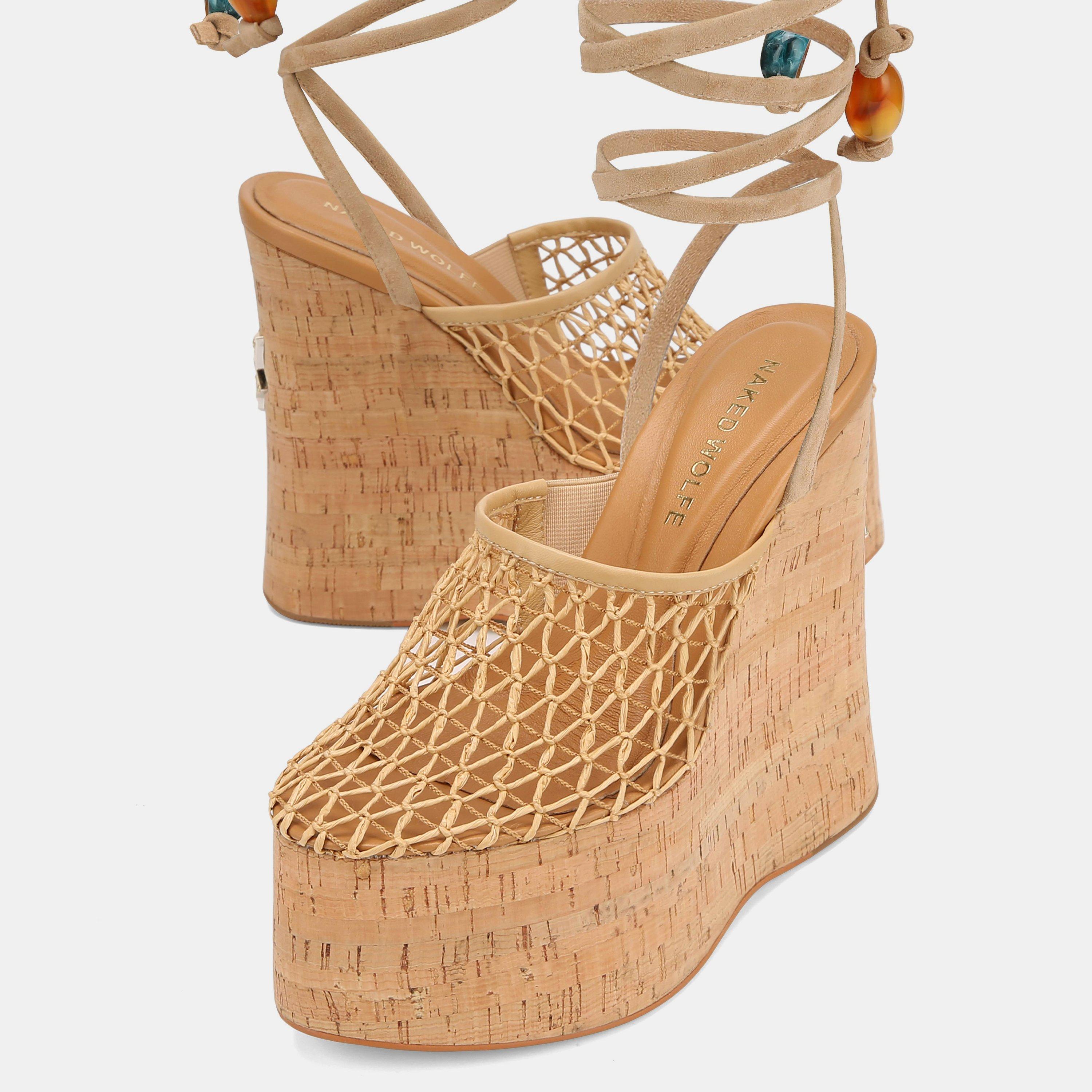Camel - Naked Wolfe - Wolfe Iris Wedges Ld62 - 3