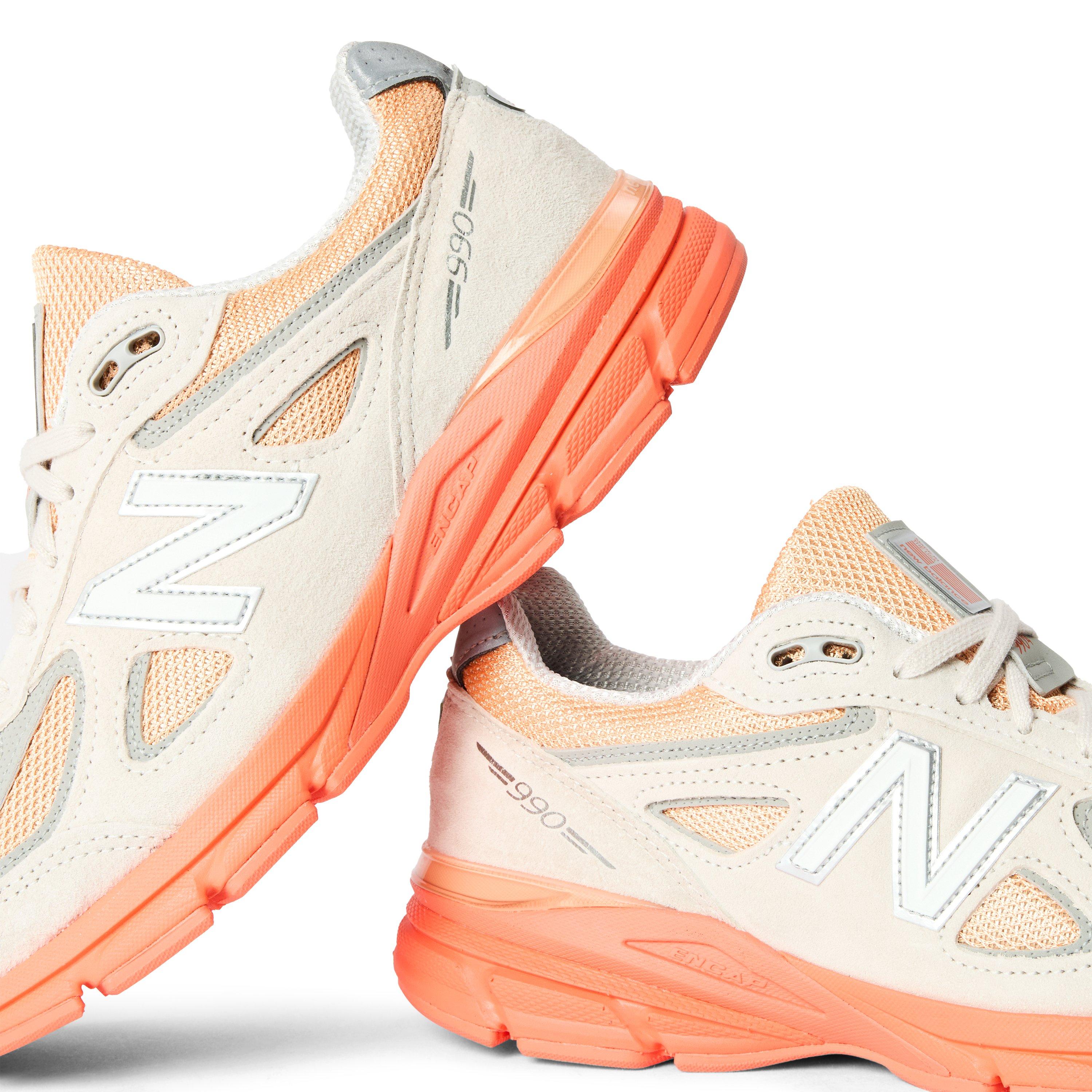 Orange/Beige - New Balance - NB 990v4 Made in USA - 5