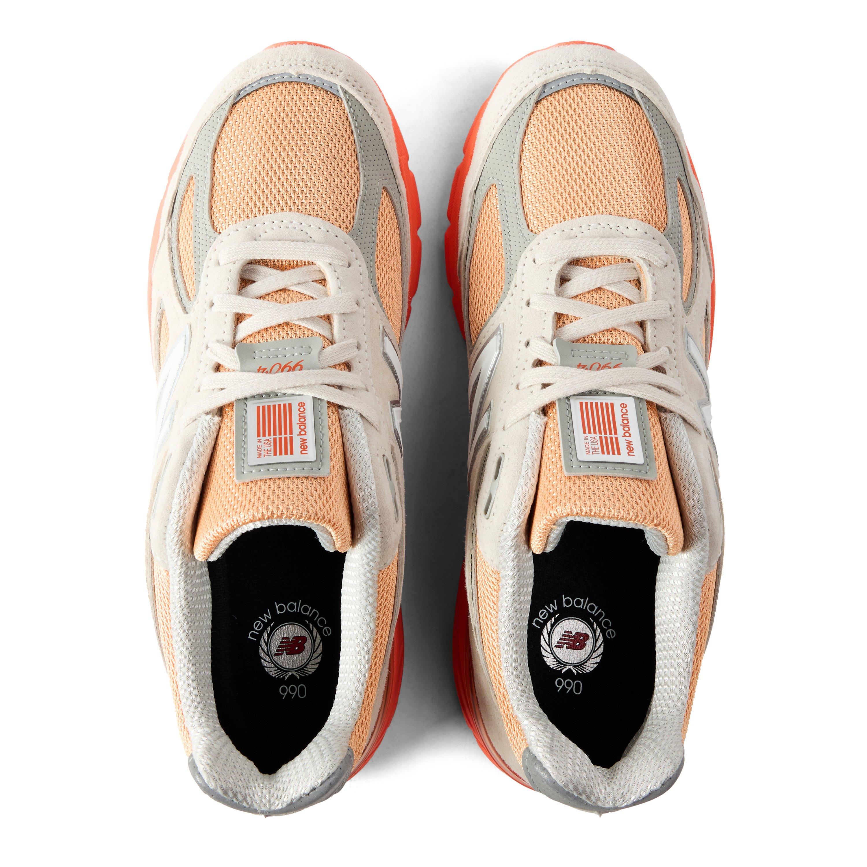 Orange/Beige - New Balance - NB 990v4 Made in USA - 6