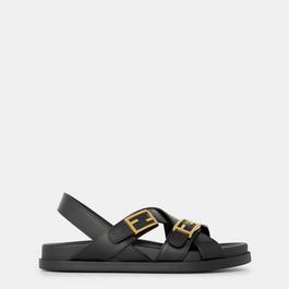 Fendi Ff Feel Crossover Sandals