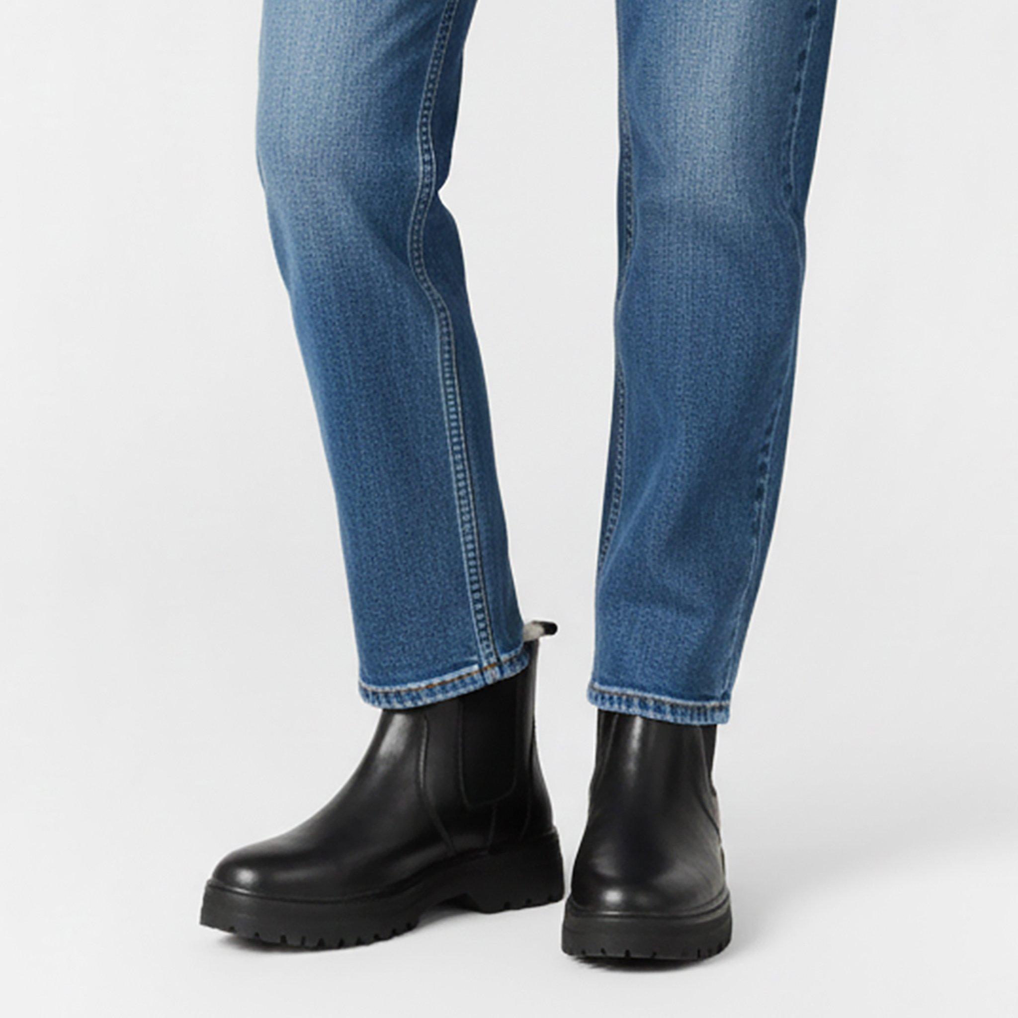 Black - Jack Wills - JW Fur Chelsea Boots - 3