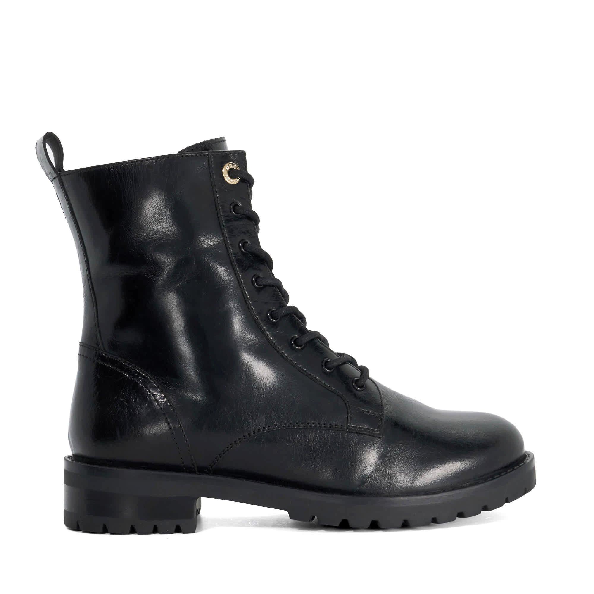 Black Leather - Dune London - Dune Pressures Ld64 - 1