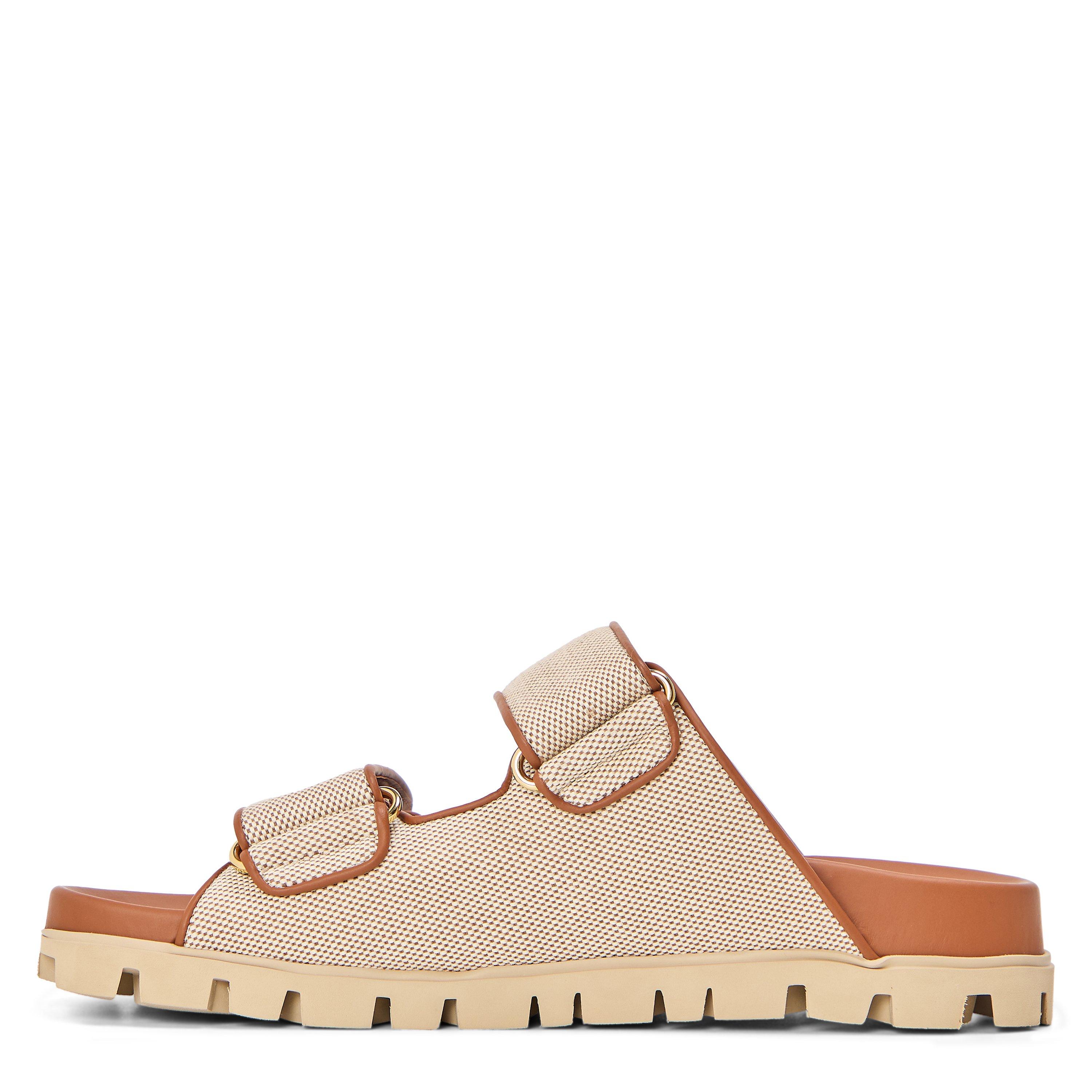 Natural Brandy - Miu Miu - Women's Flat Sandals - 2