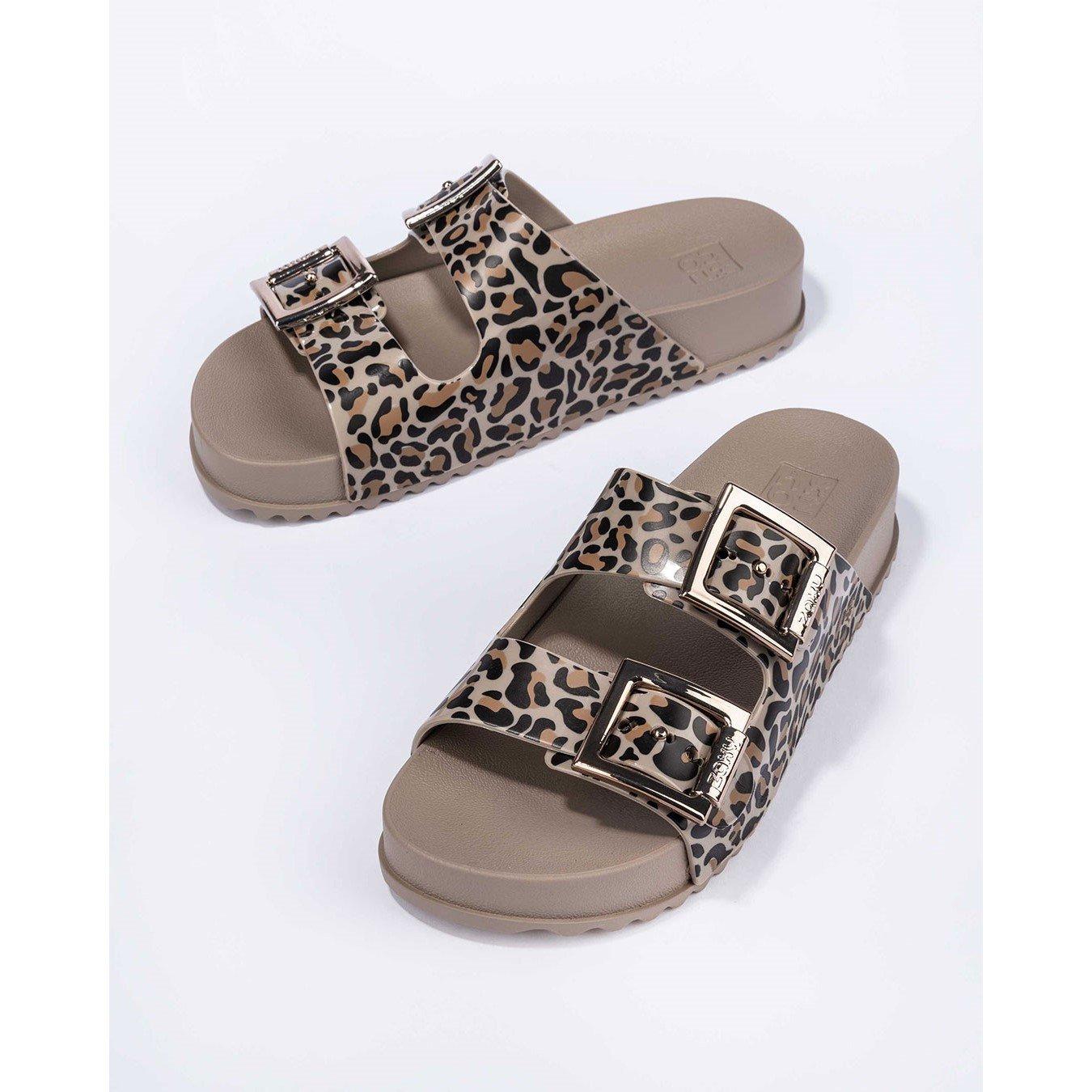 Brown - Zaxy - Women's Flat Sandals - 3