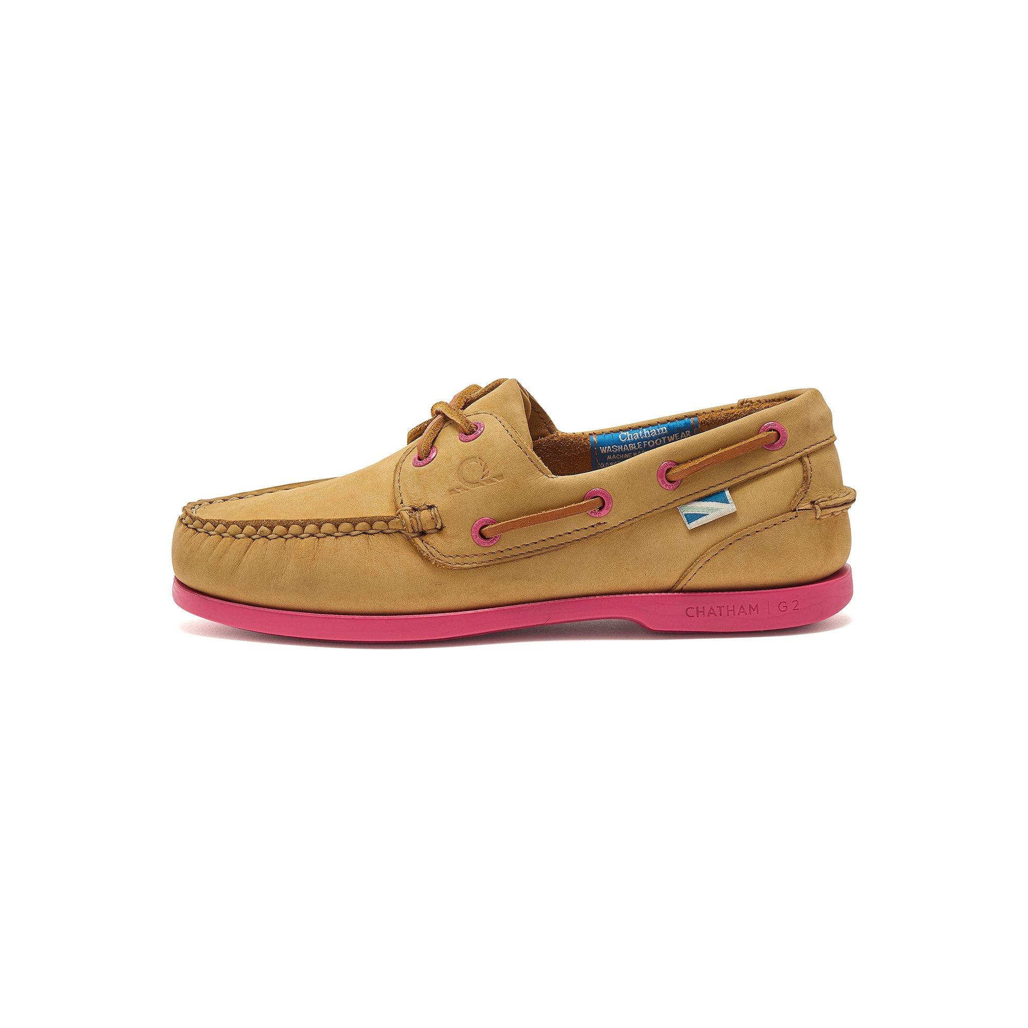 Marron/Rose - Chatham - Women's Boat Shoes - 3
