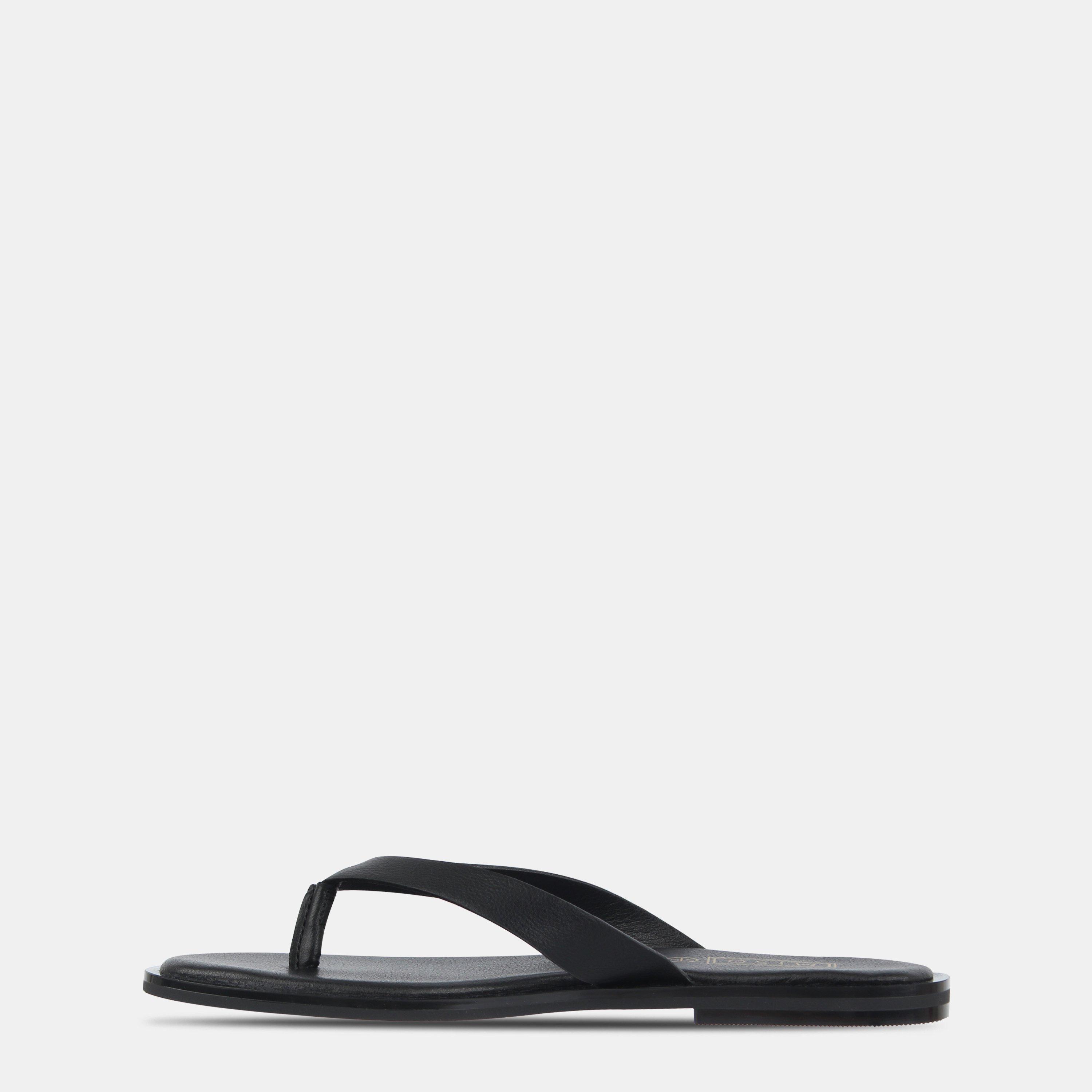 Negro - Miso - Toepost Flat Sandals - 2