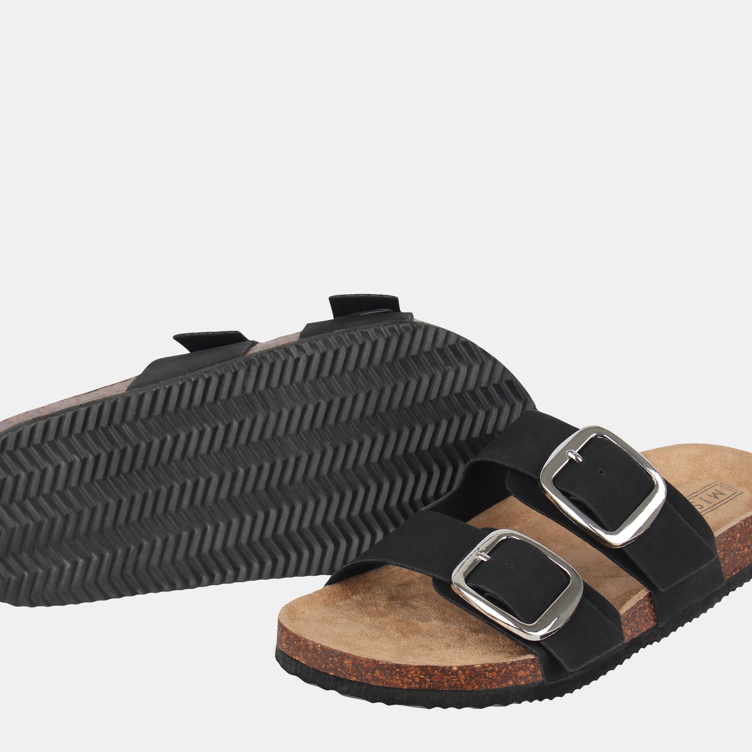 Black - Miso - Women's Birki Flat Sandals - 3