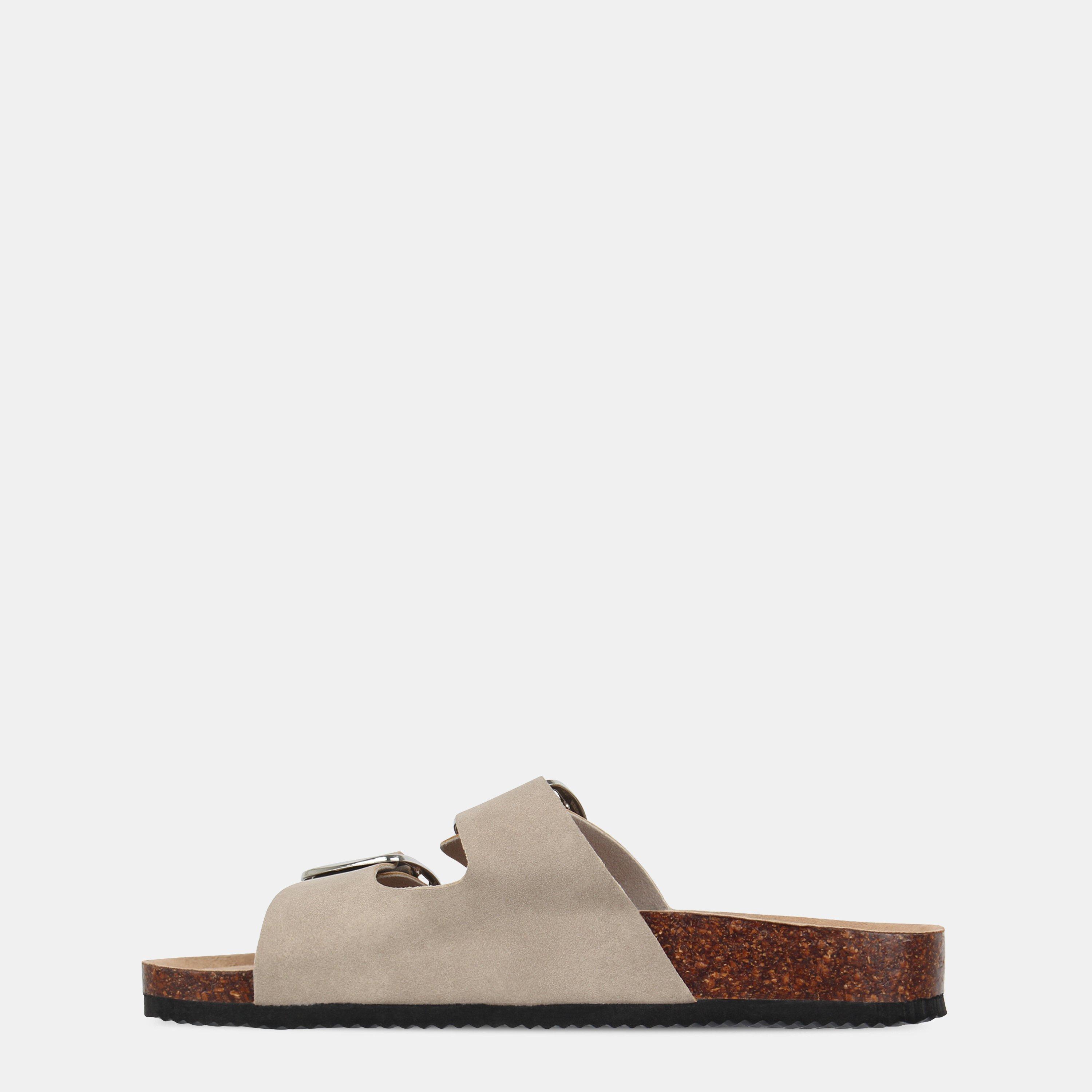 Taupe - Miso - Women's Birki Flat Sandals - 2