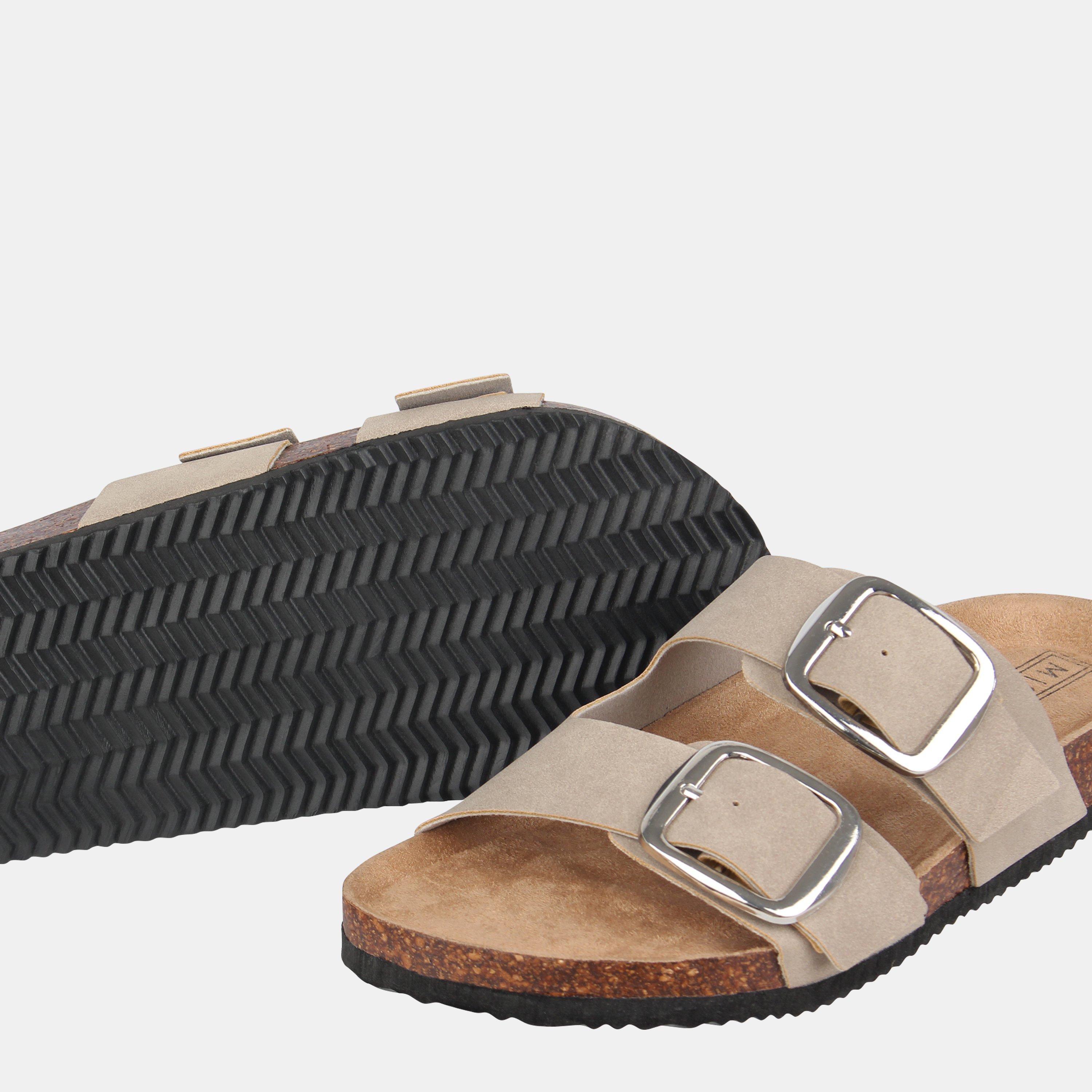 Taupe - Miso - Women's Birki Flat Sandals - 3