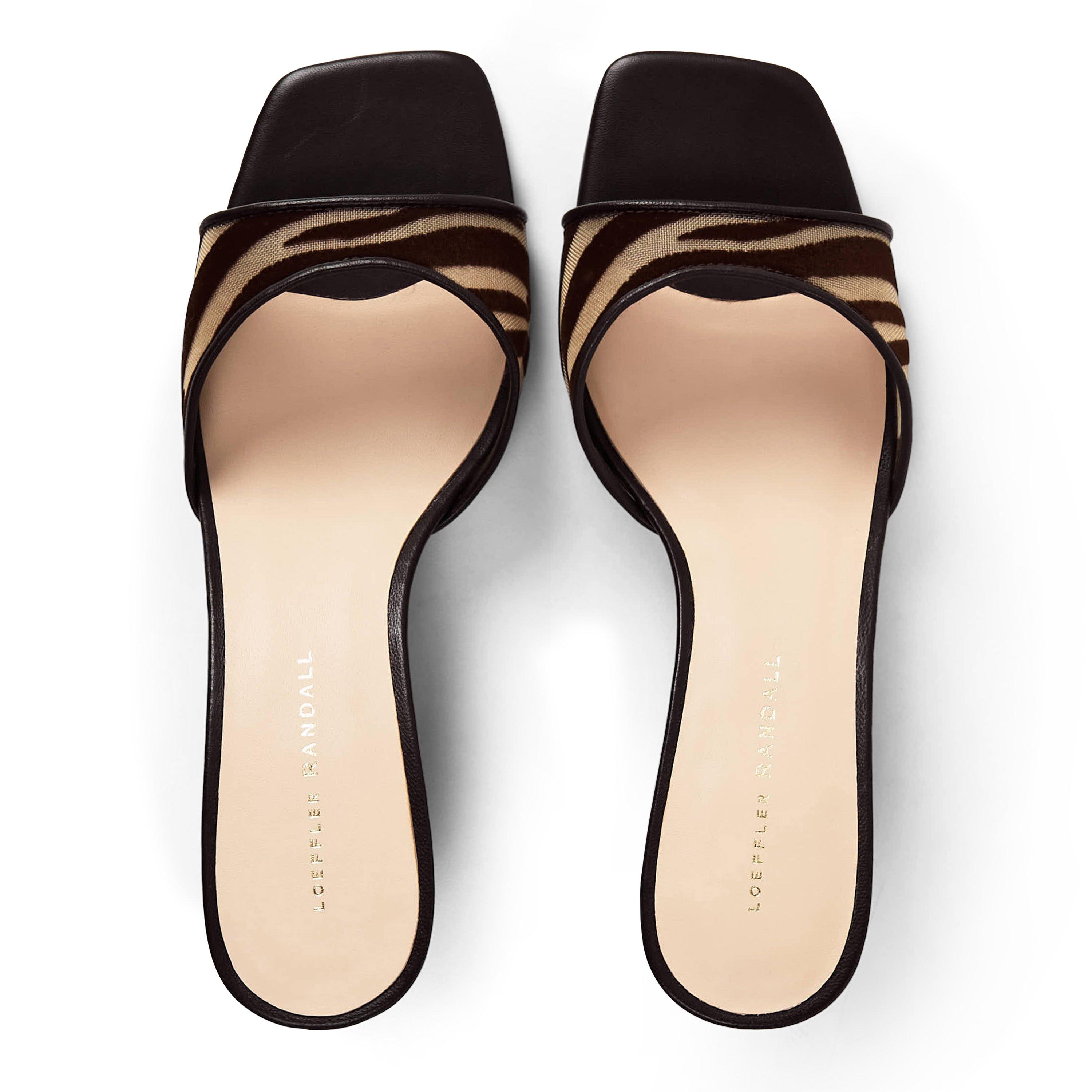 Dark Brown - Loeffler Randall - Women's Tavia Mesh Heeled Mules - 4