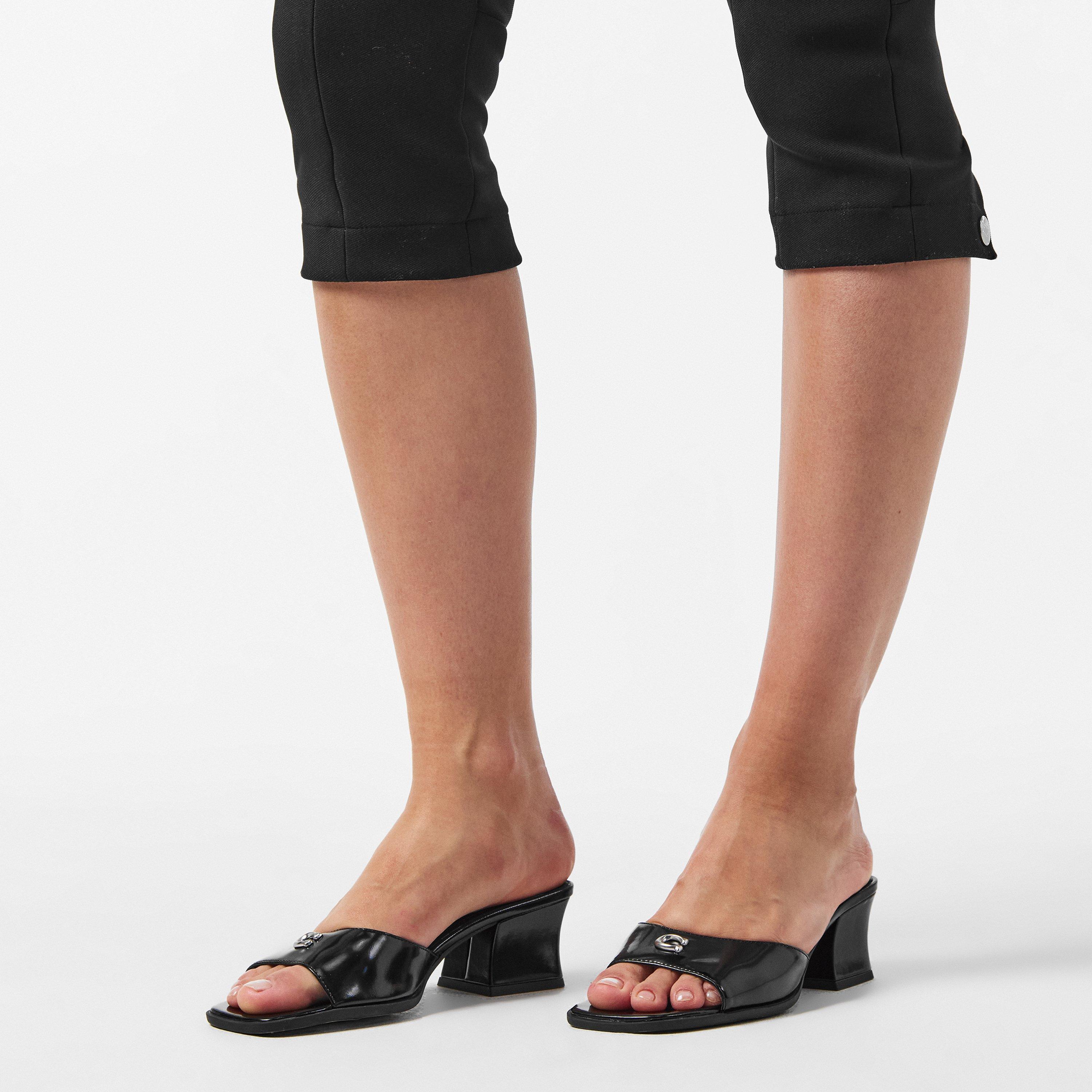 Black - Coach - Women's Heeled Sandals - 3