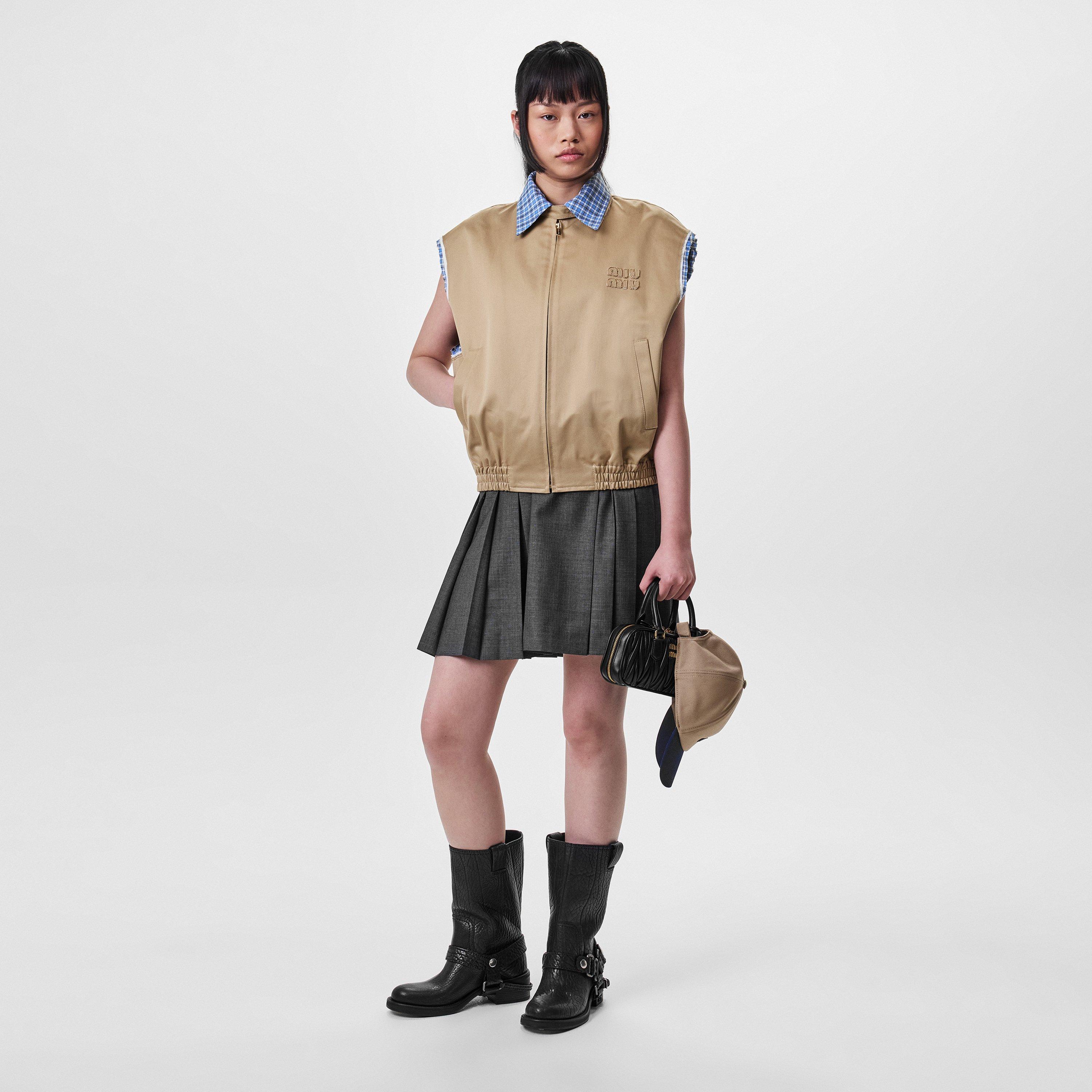 Nero - Miu Miu - Leather Biker Boots - 7