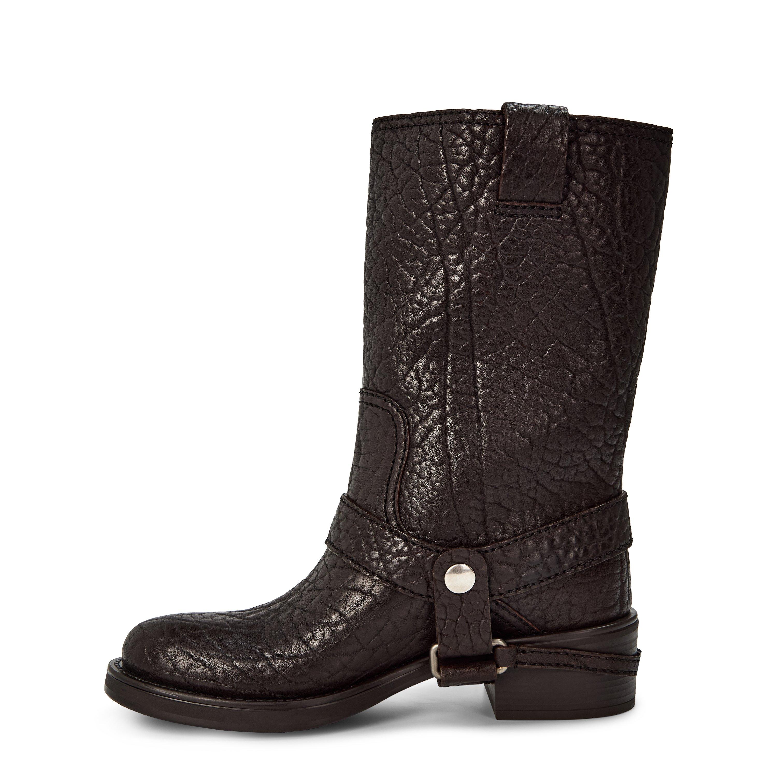 Palissandro - Miu Miu - Leather Biker Boots - 2