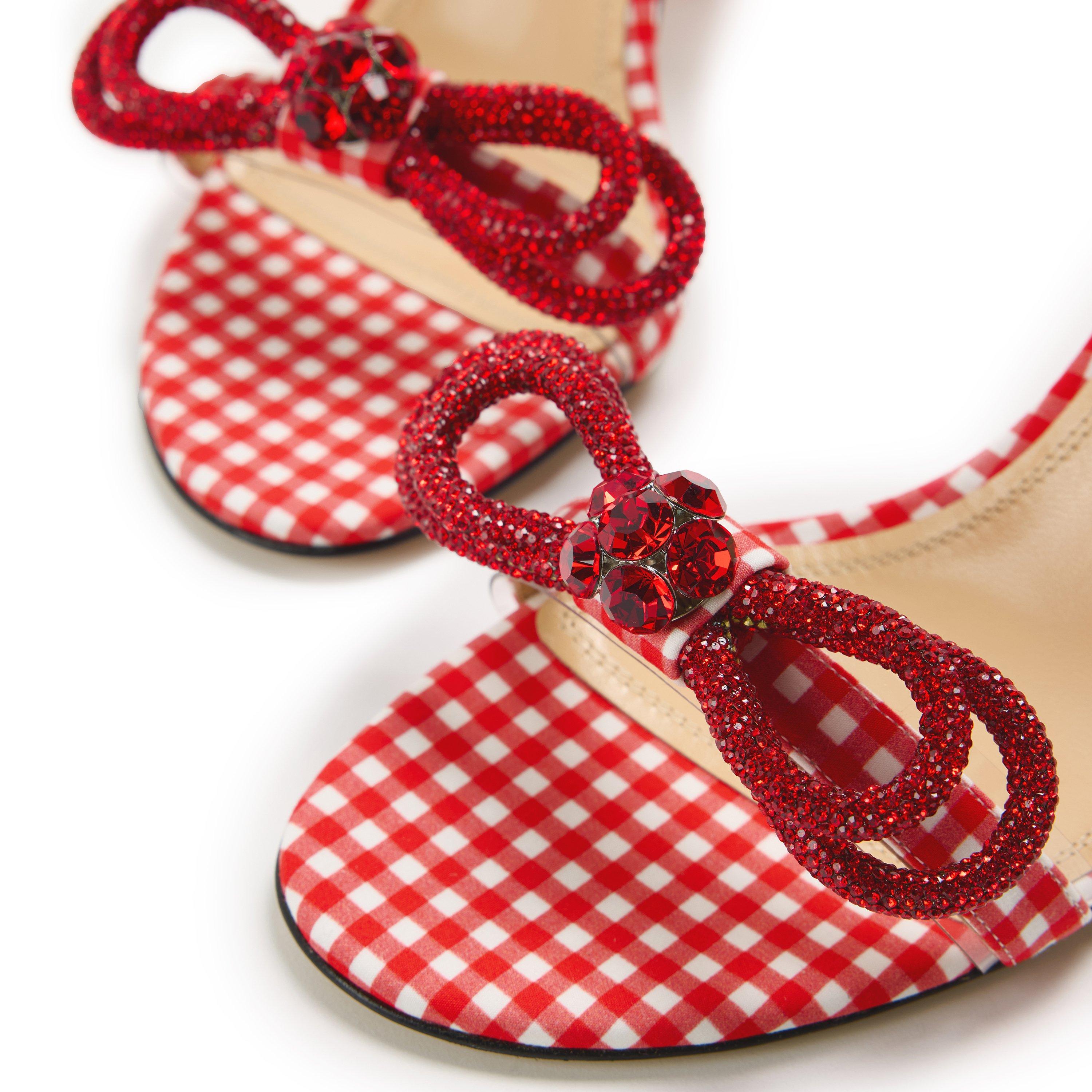 Red Gingham - Mach and Mach - Mach Gng 95H Sndl Ld62 - 4