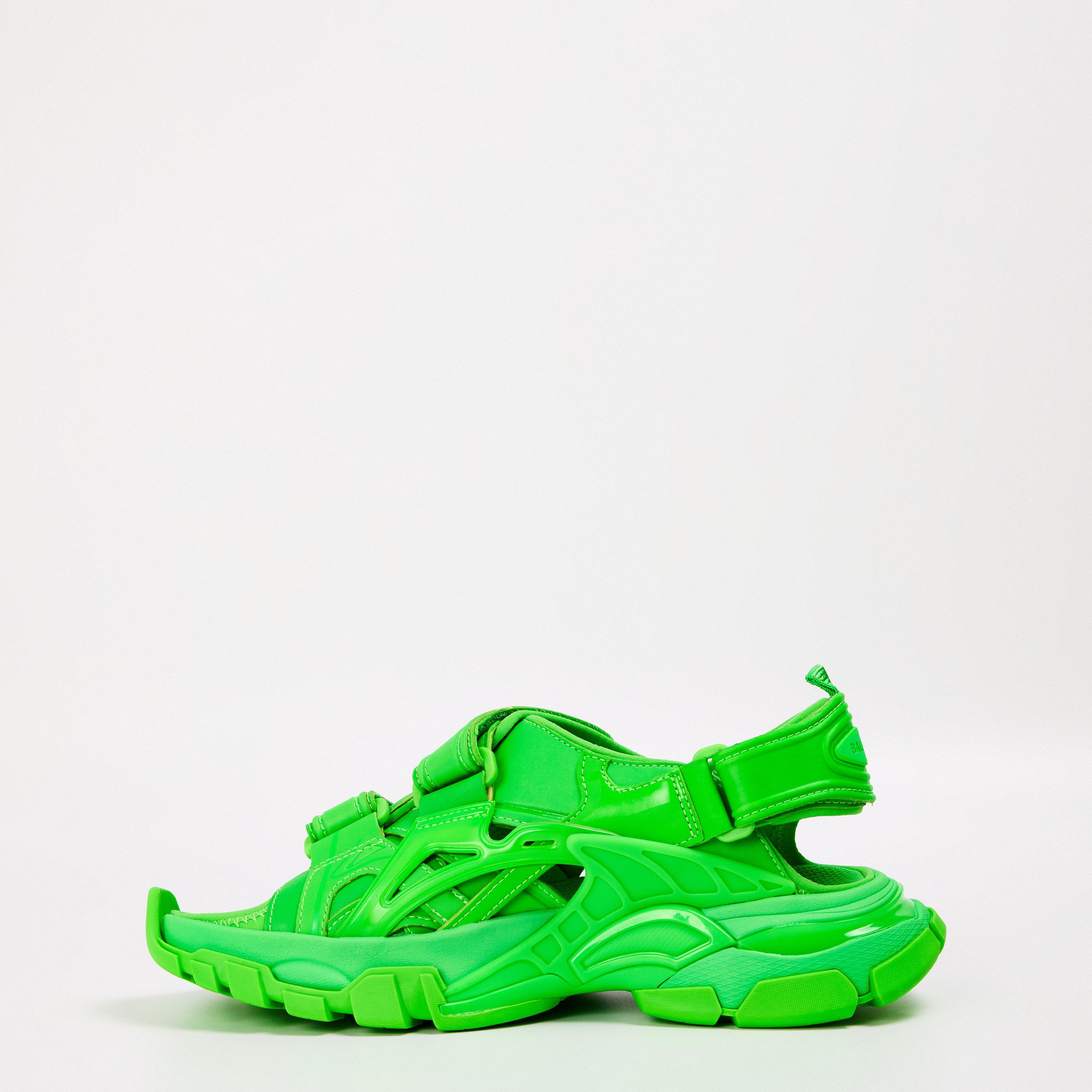 Fluo Green - Balenciaga - Track Sandals - 2