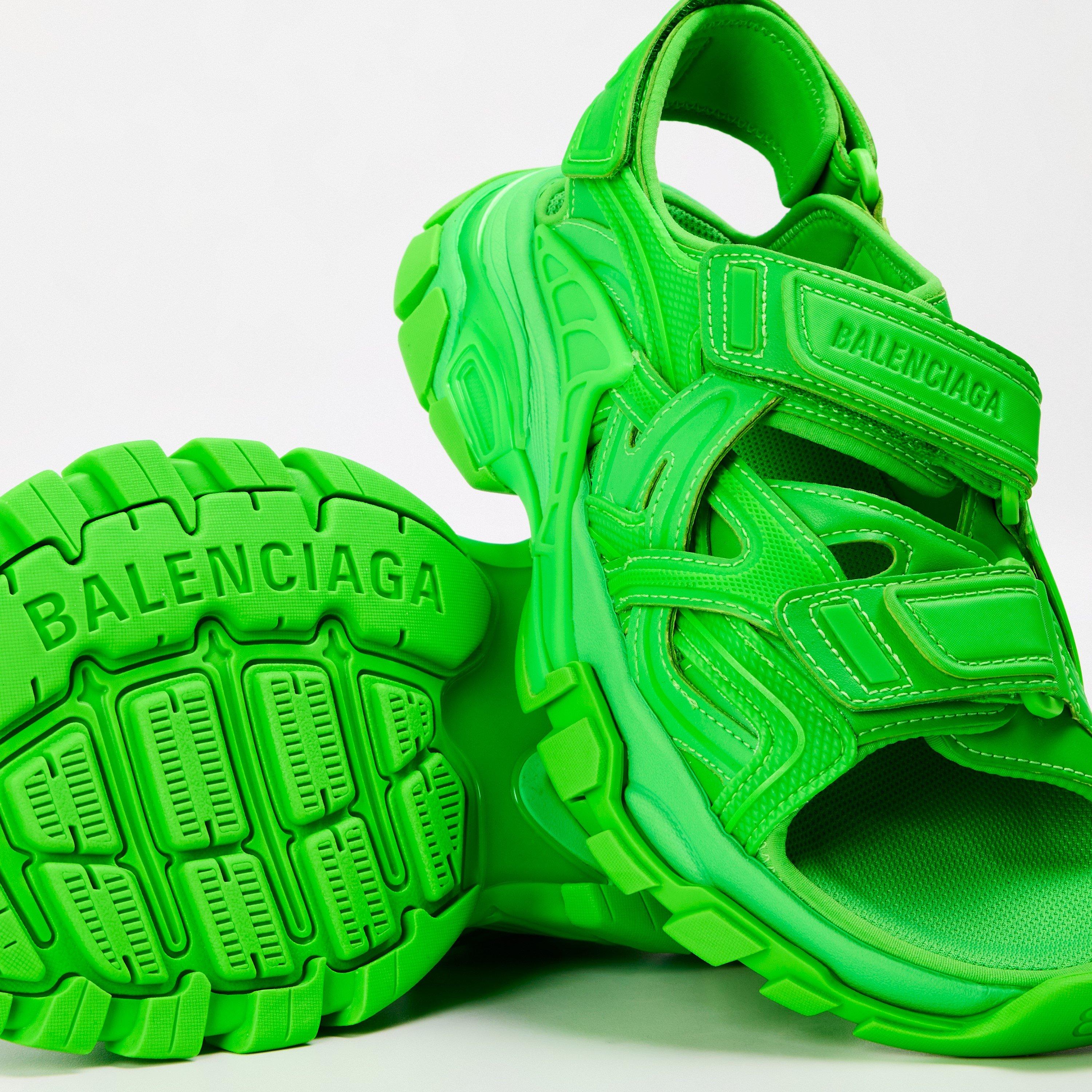 Fluo Green - Balenciaga - Track Sandals - 3