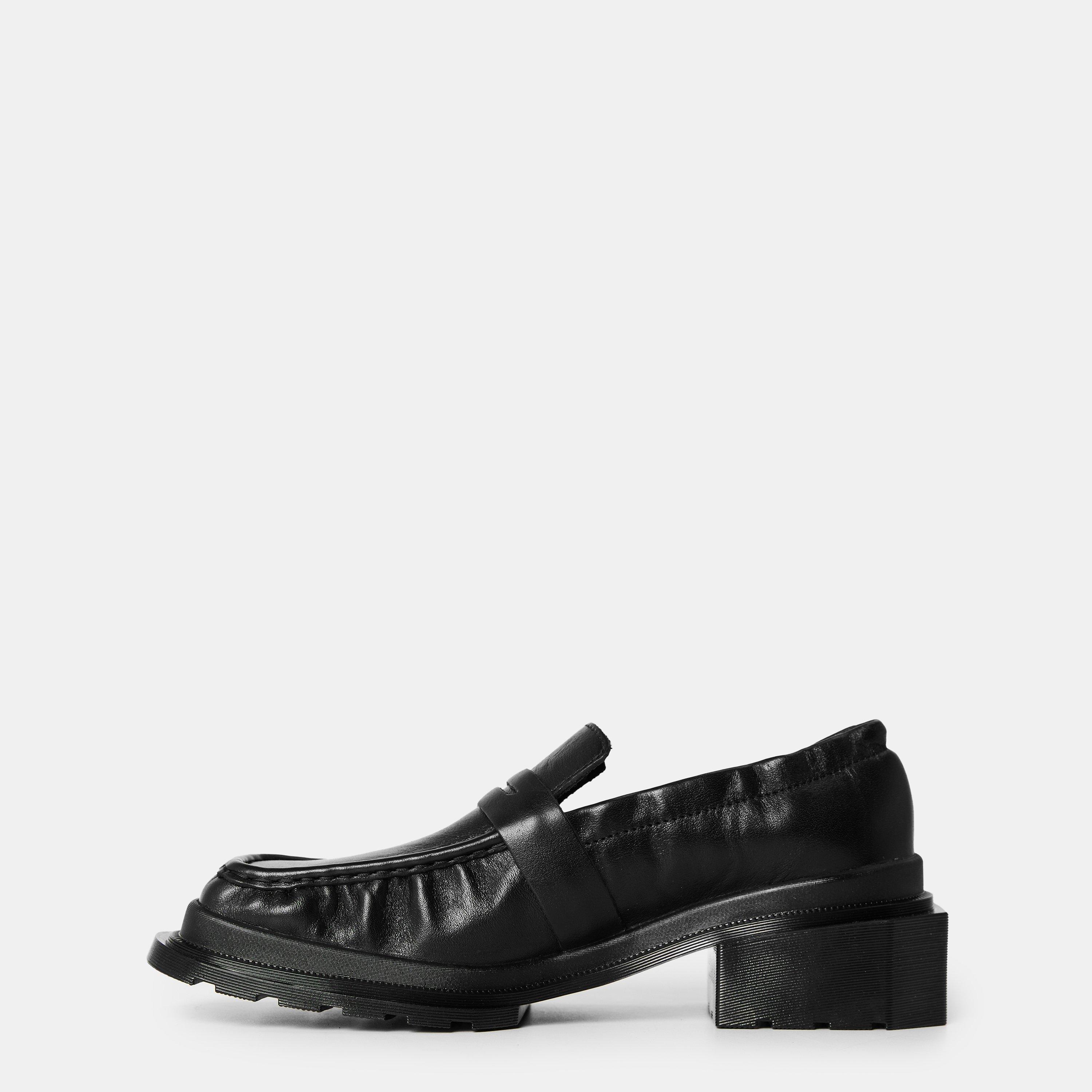Black Gloss - Dr Martens - Women's Doc Maybole Loafers - 2