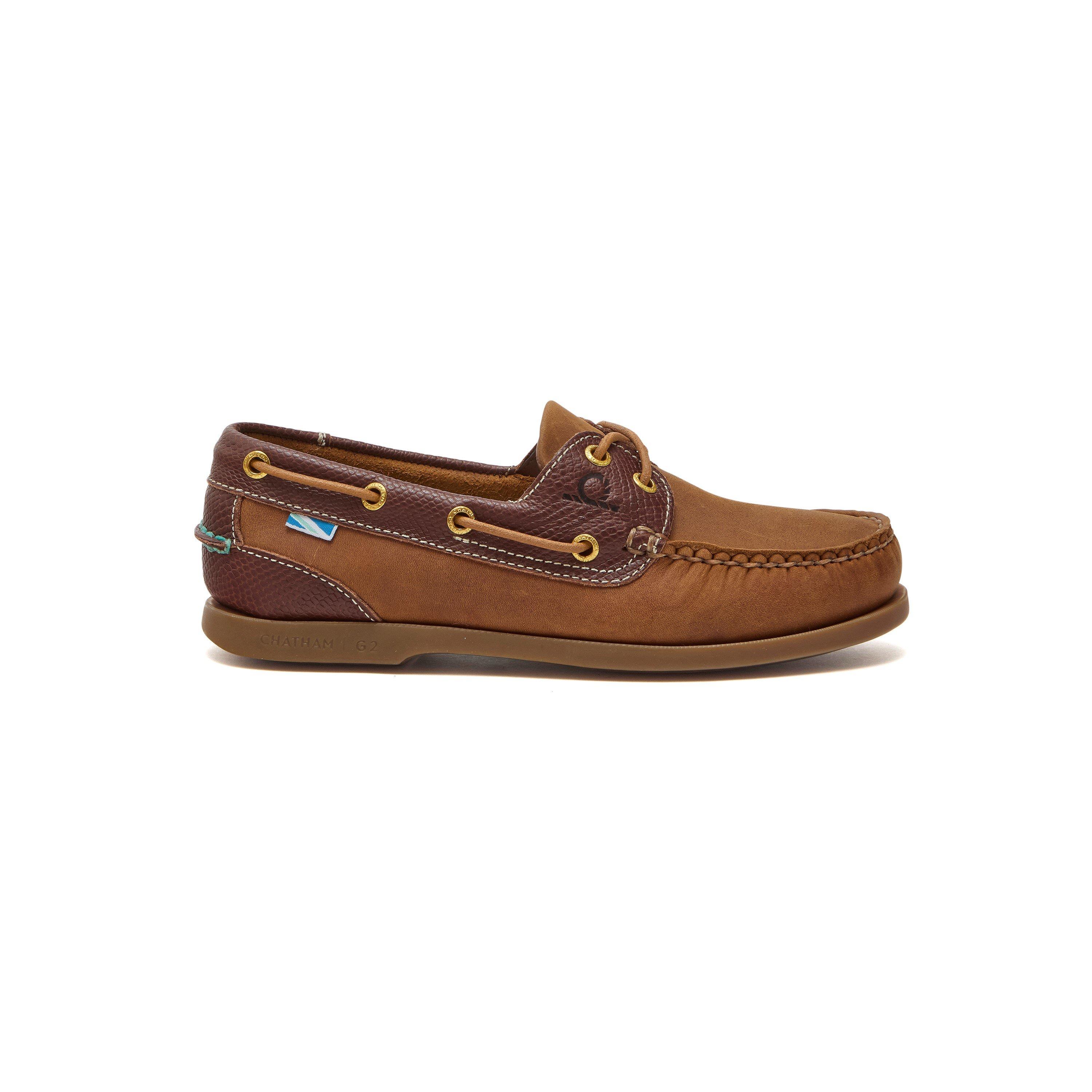 Chatham Women's Boat Shoes - Walnut/Brwn Snk - 4 (37)